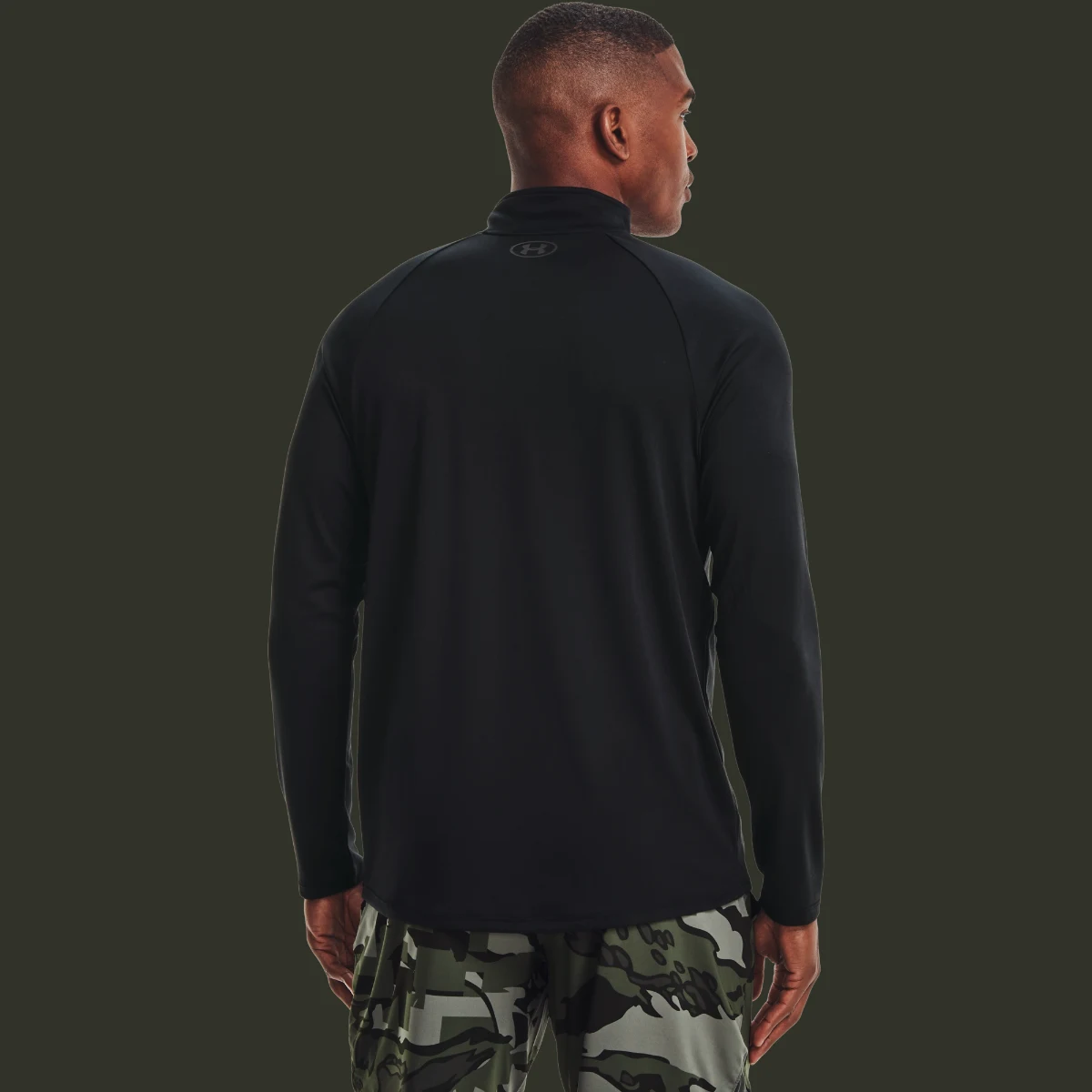 Under Armour Tricou pentru bărbați Tech 2.0 1/2 Zip Blue · záber 9