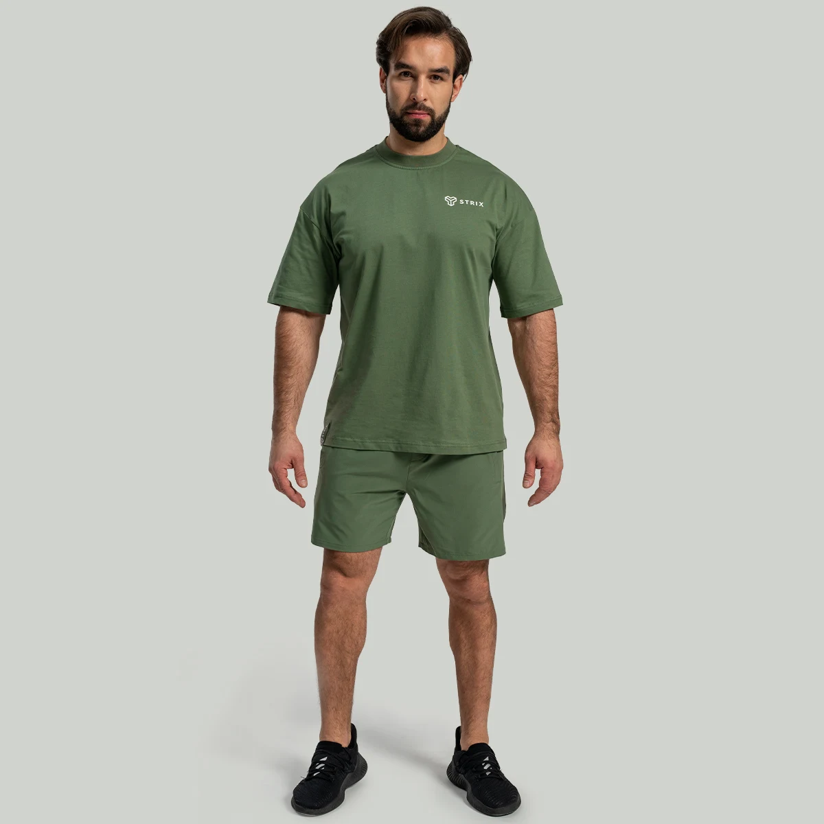 STRIX Tricou Oversized Cedar Green · záber 4