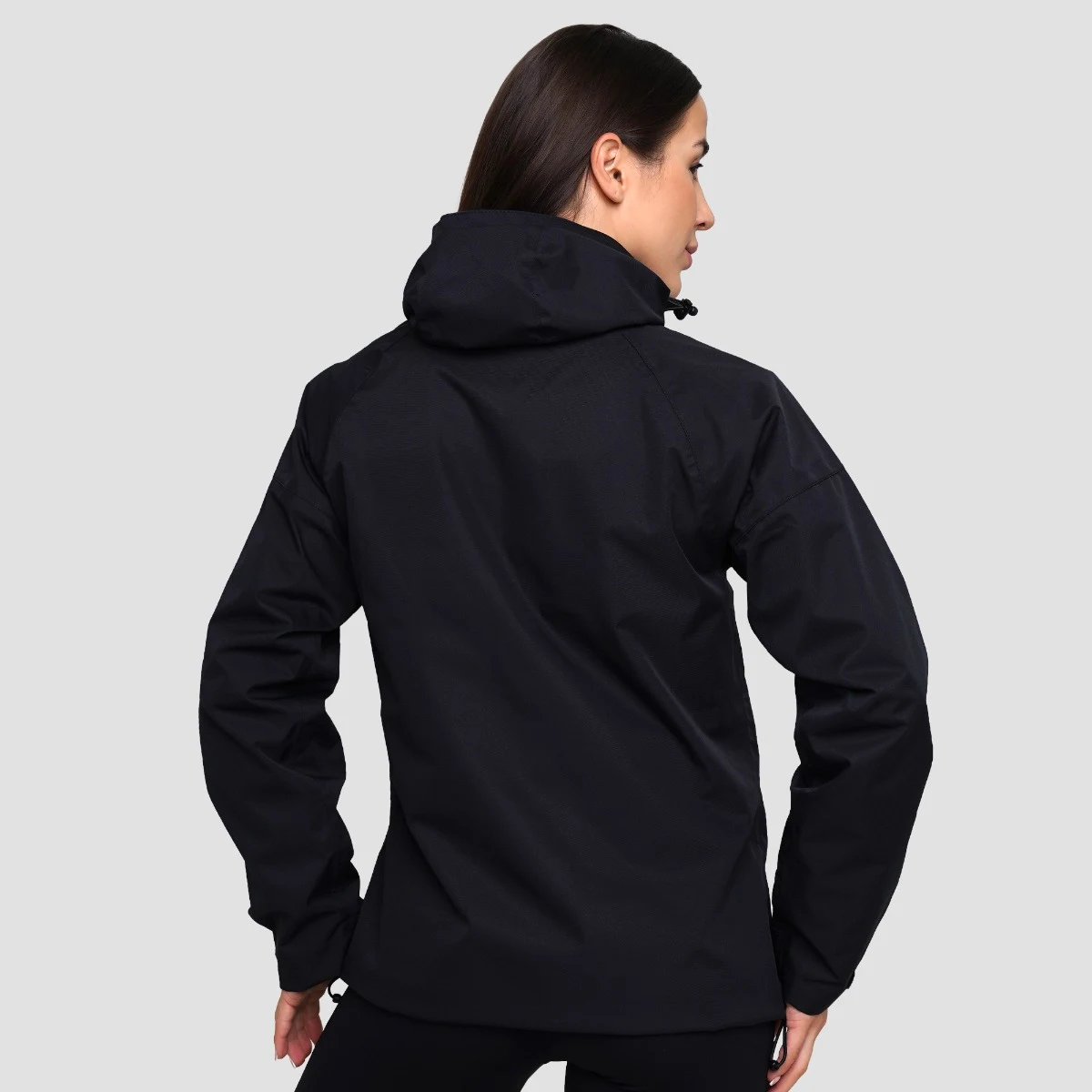 GymBeam Geacă pentru femei Rain Smock Black · záber 3
