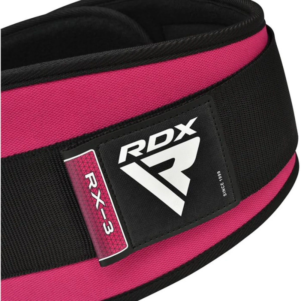 RDX Sports Centură fitness pentru femei RX3 Pink - Mărime: S | Culoare: viacfarebná | Pohlavie: Femei | Vek: Adulți | Greutate: 0,297 g | Pachet: 35 · záber 3