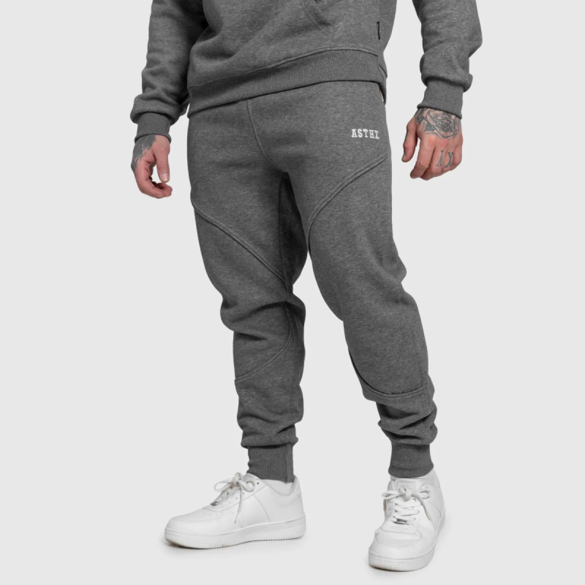 Pantaloni de trening bărbați Iron Aesthetics ASTHX, gri · záber 1