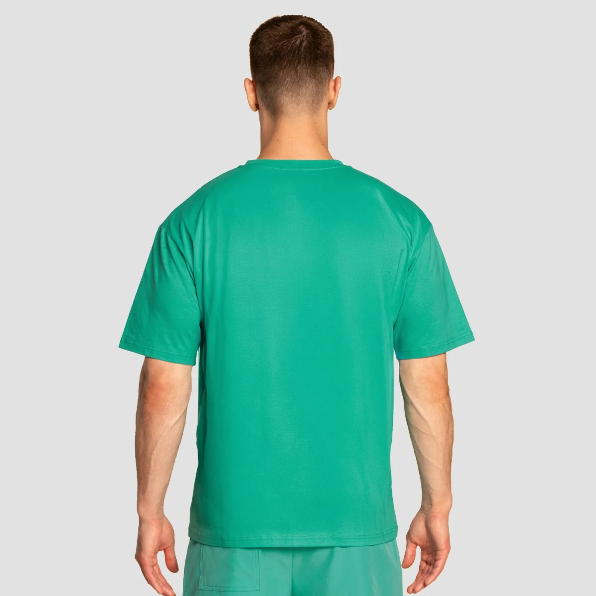 GymBeam Tricou Oversized Limitless Lagoon · záber 4
