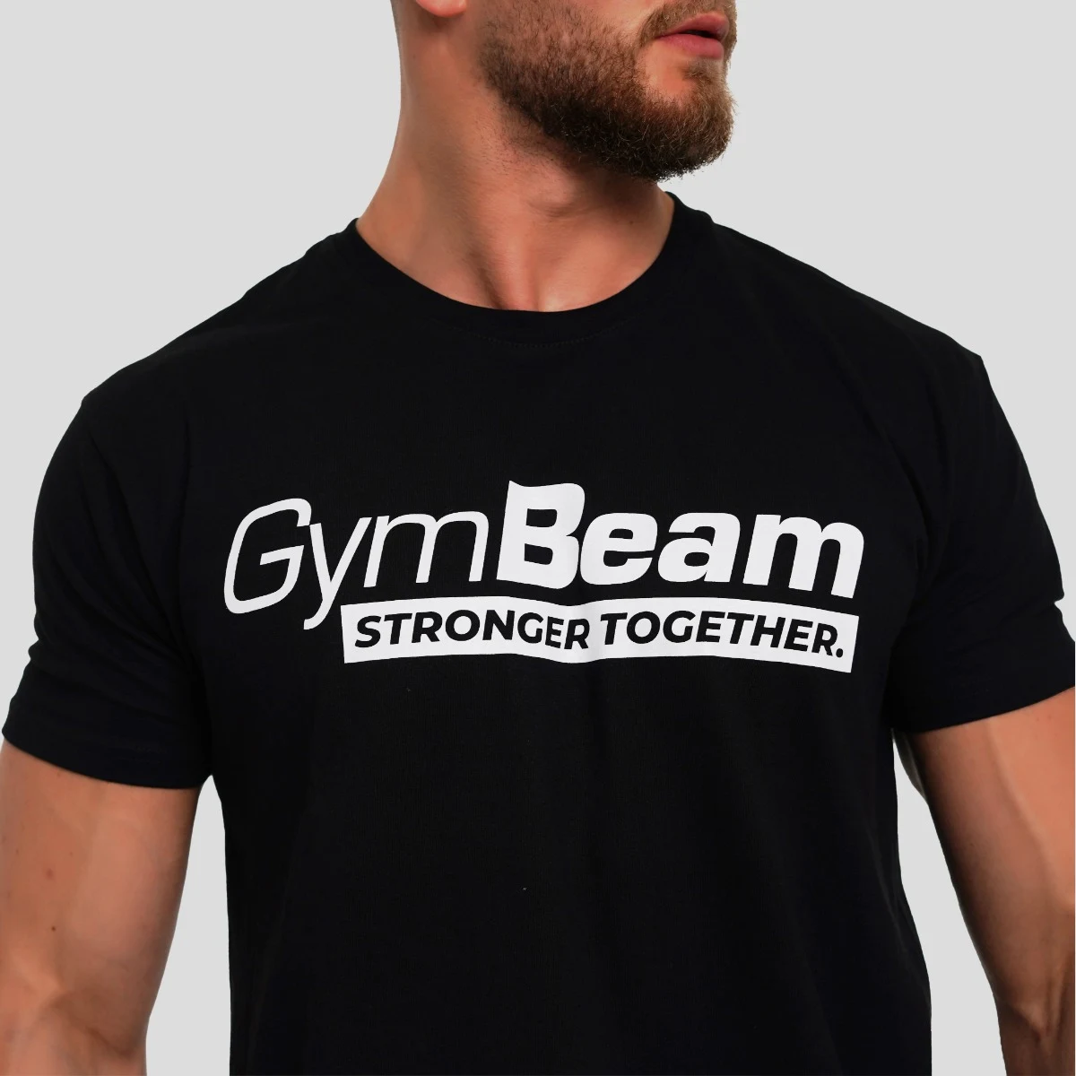GymBeam Tricou Stronger Together Black · záber 4