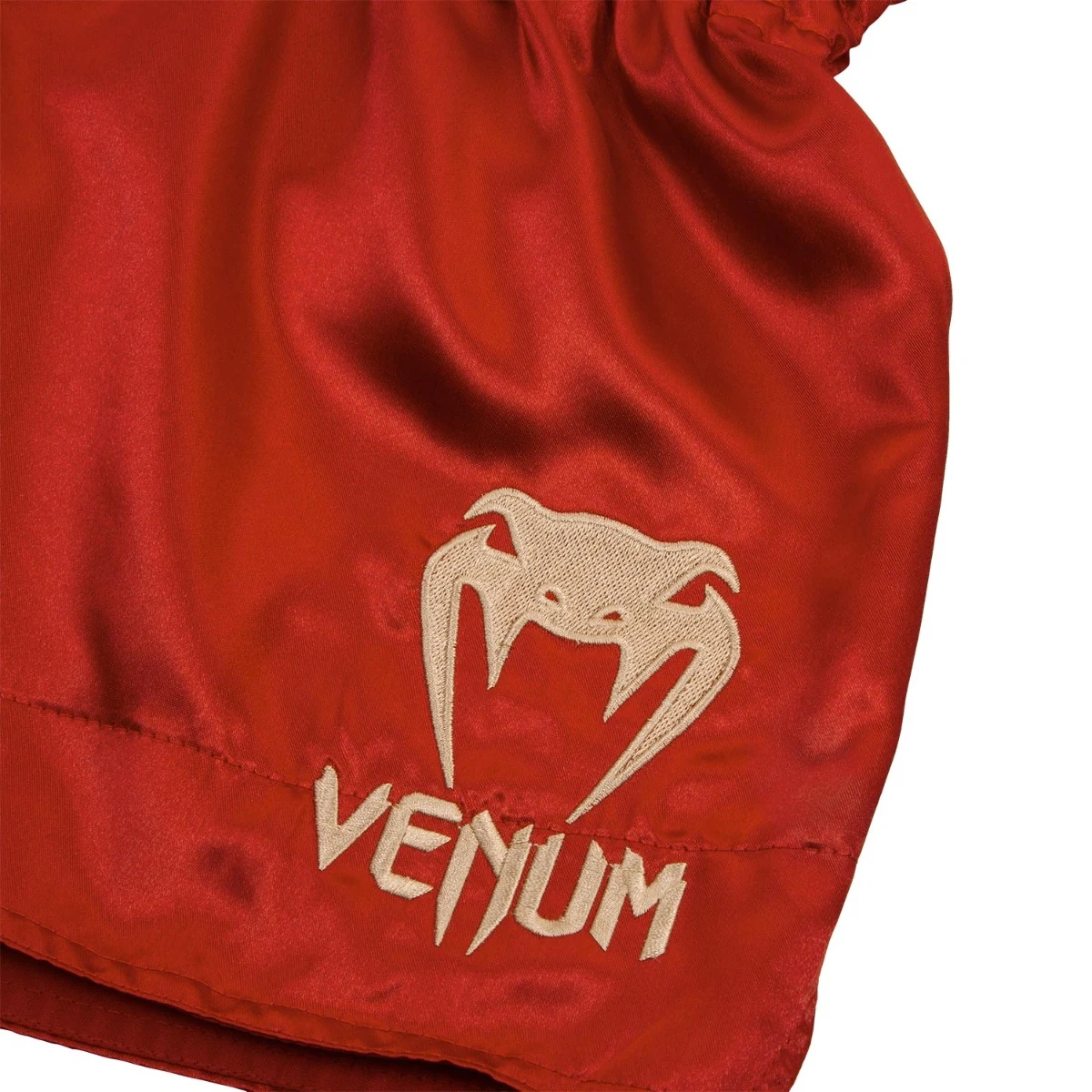 Venum Pantaloni scurți Muay Thai Classic Red/Gold · záber 4