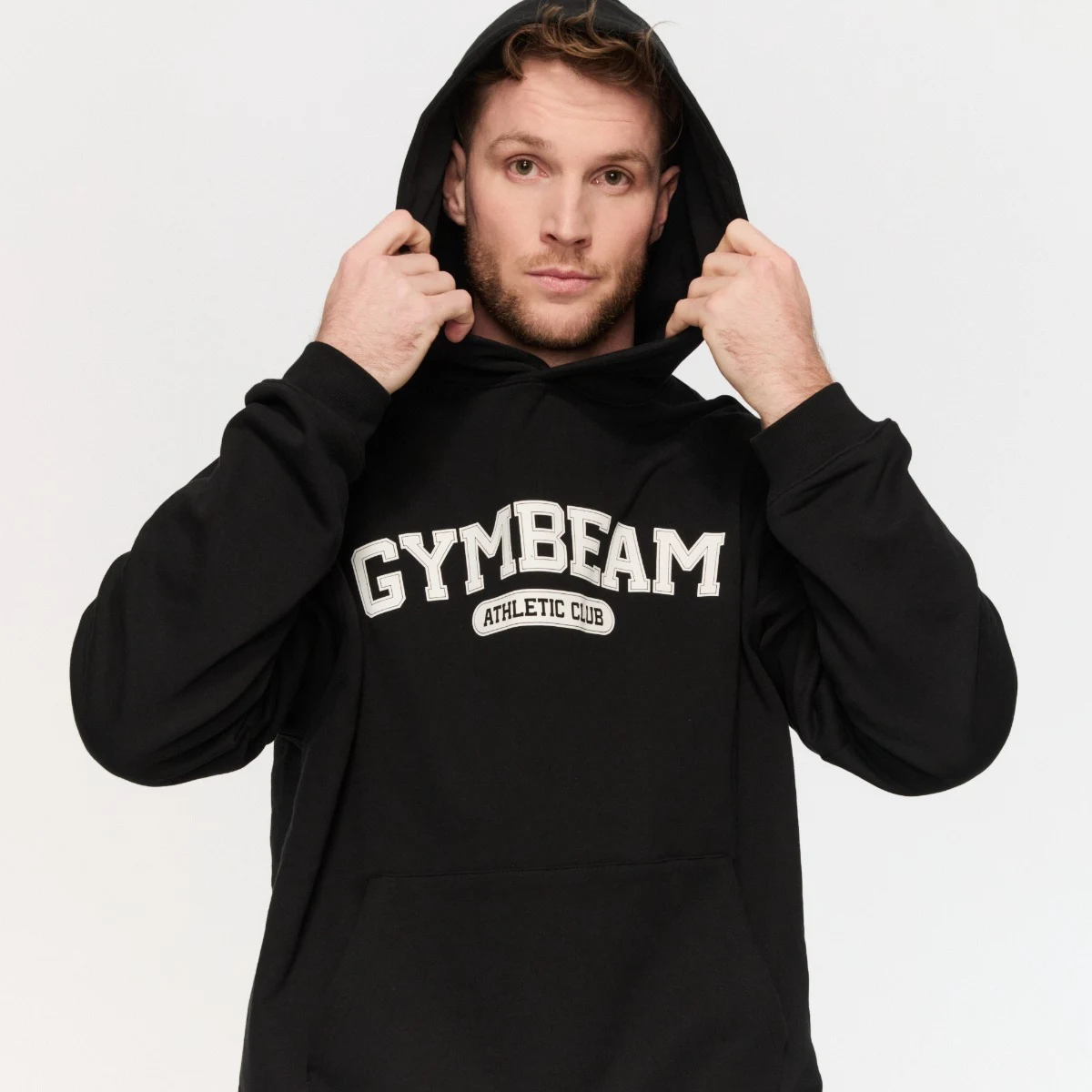 GymBeam Hanorac Varsity Black · záber 4