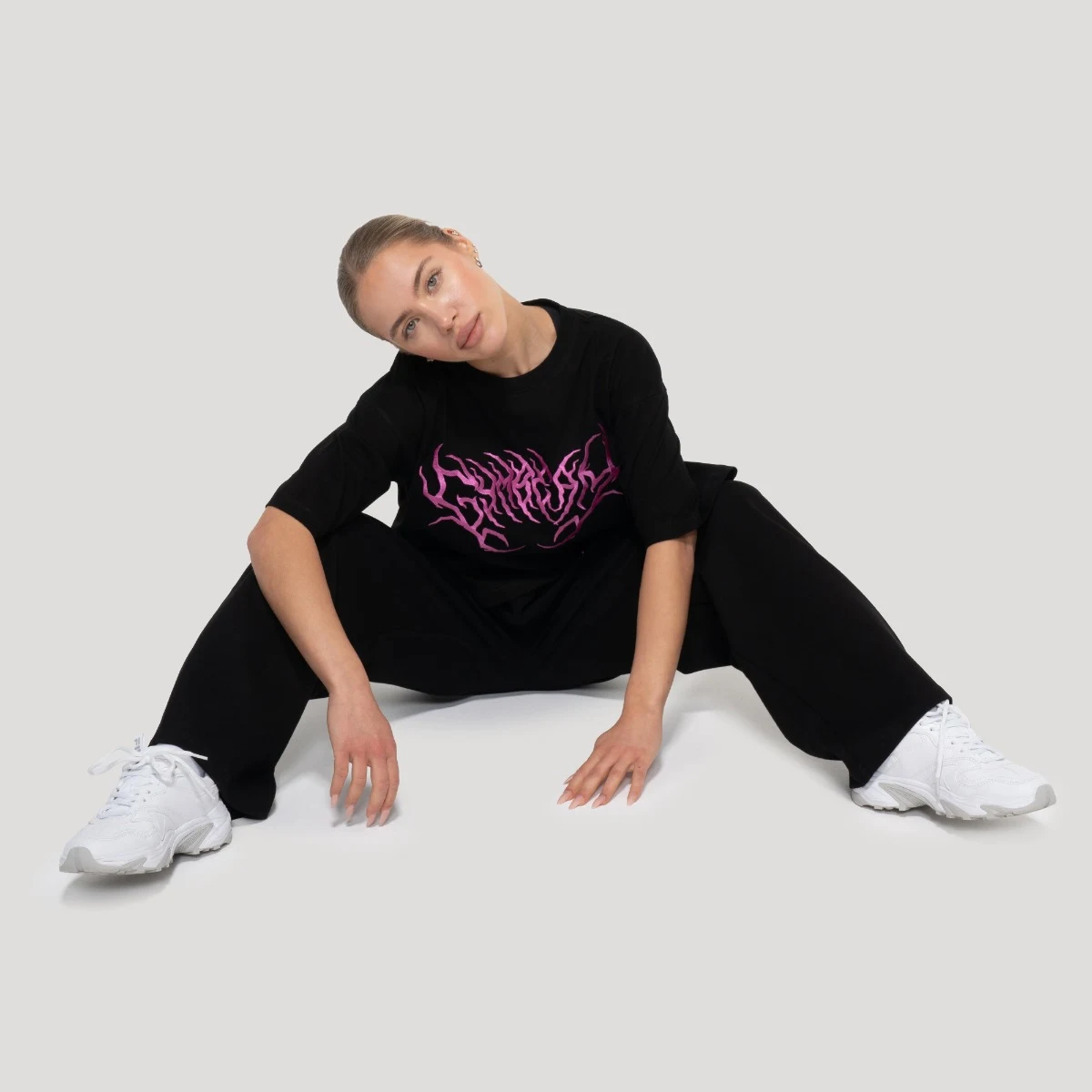 GymBeam Pantaloni sport pentru femei Thorn Black · záber 5