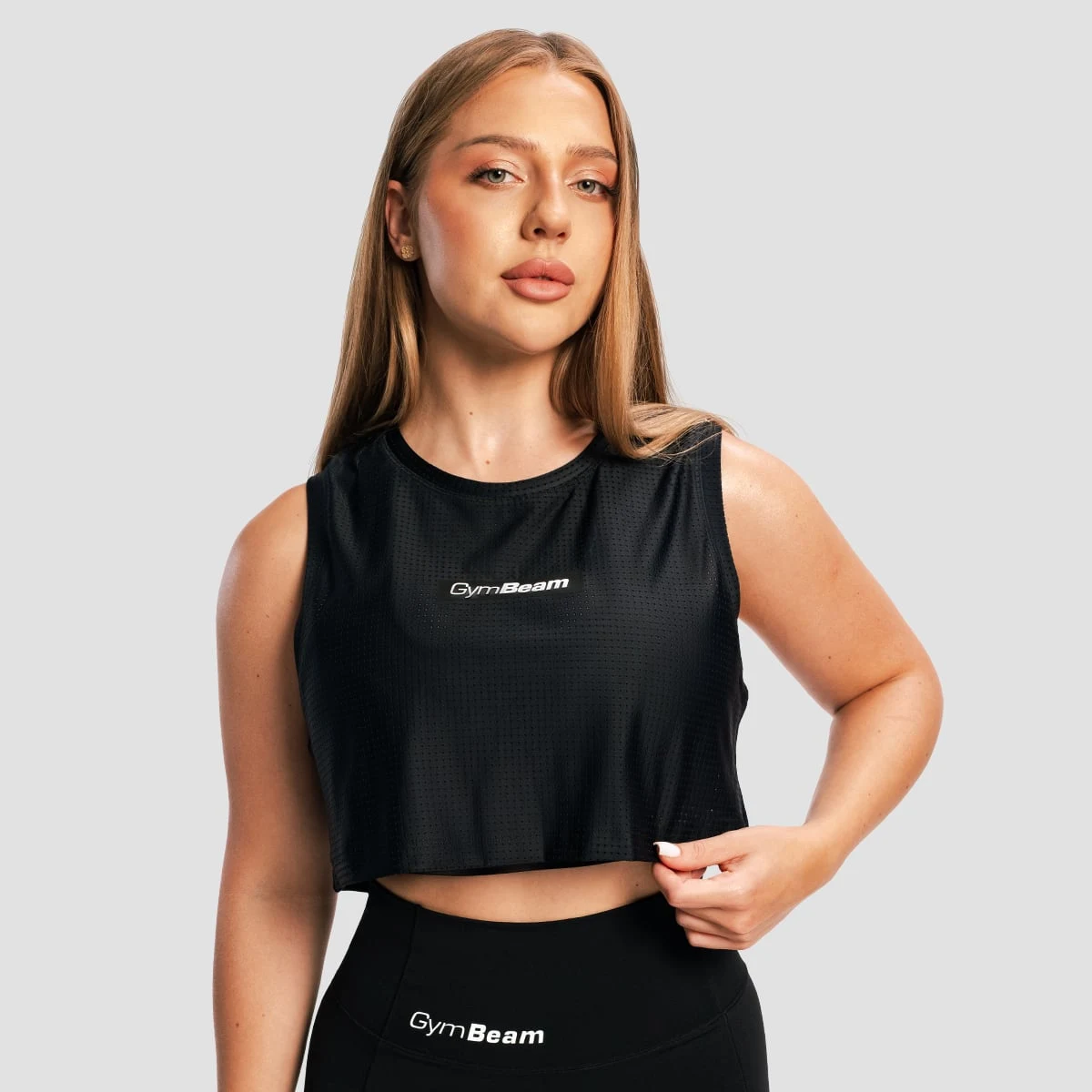 GymBeam Top pentru femei Combat Black · záber 1
