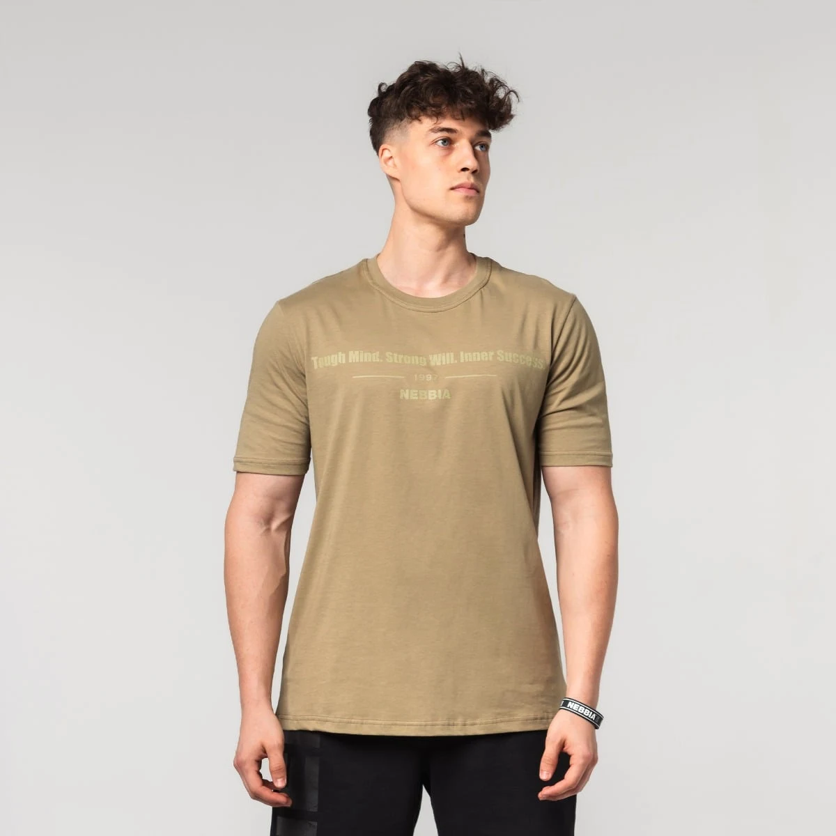 NEBBIA Tricou FLEXIN Beige · záber 1