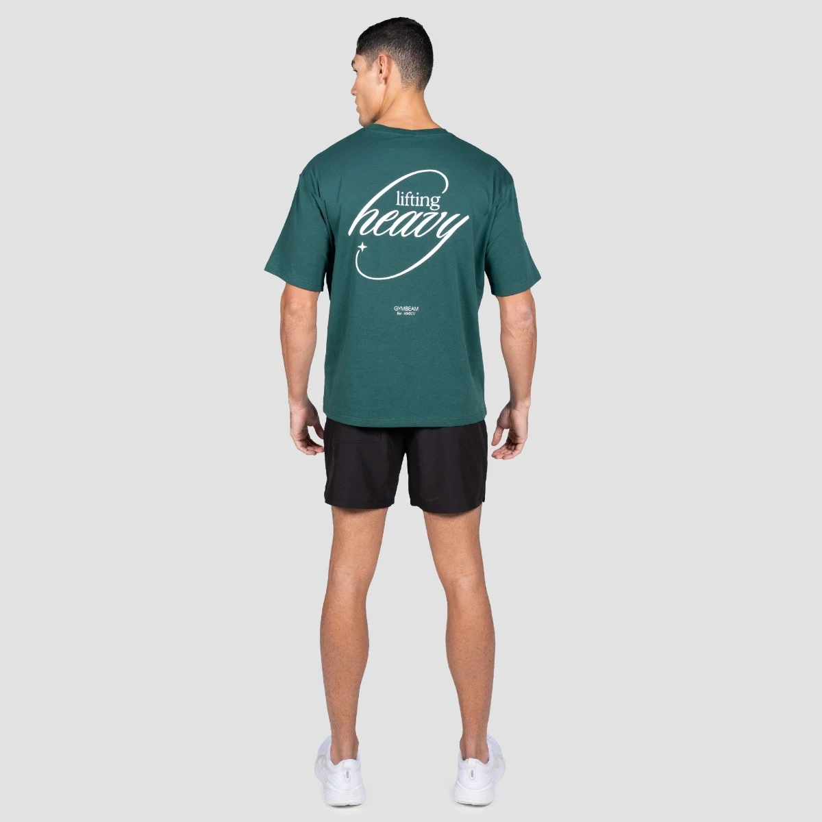 GymBeam Tricou Lifting Heavy Forest · záber 5