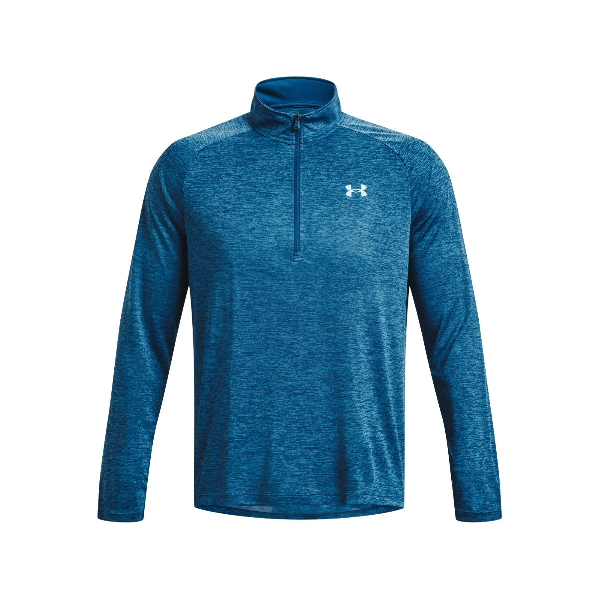 Under Armour Tricou pentru bărbați Tech 2.0 1/2 Zip Blue · záber 3