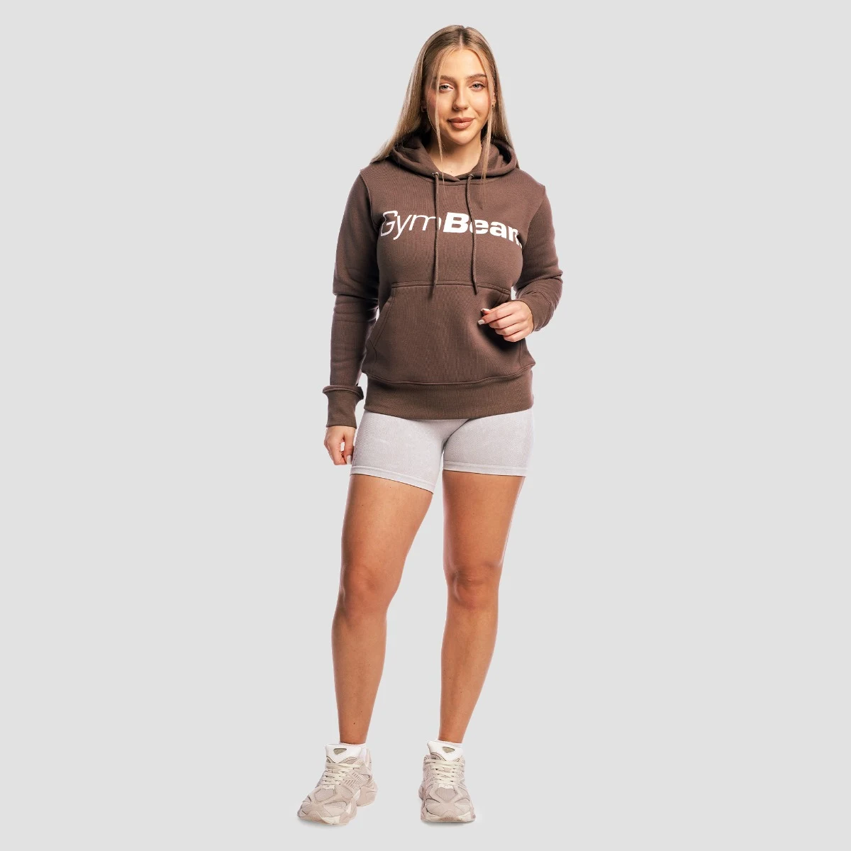GymBeam Hanorac pentru femei Athlete Cocoa · záber 4