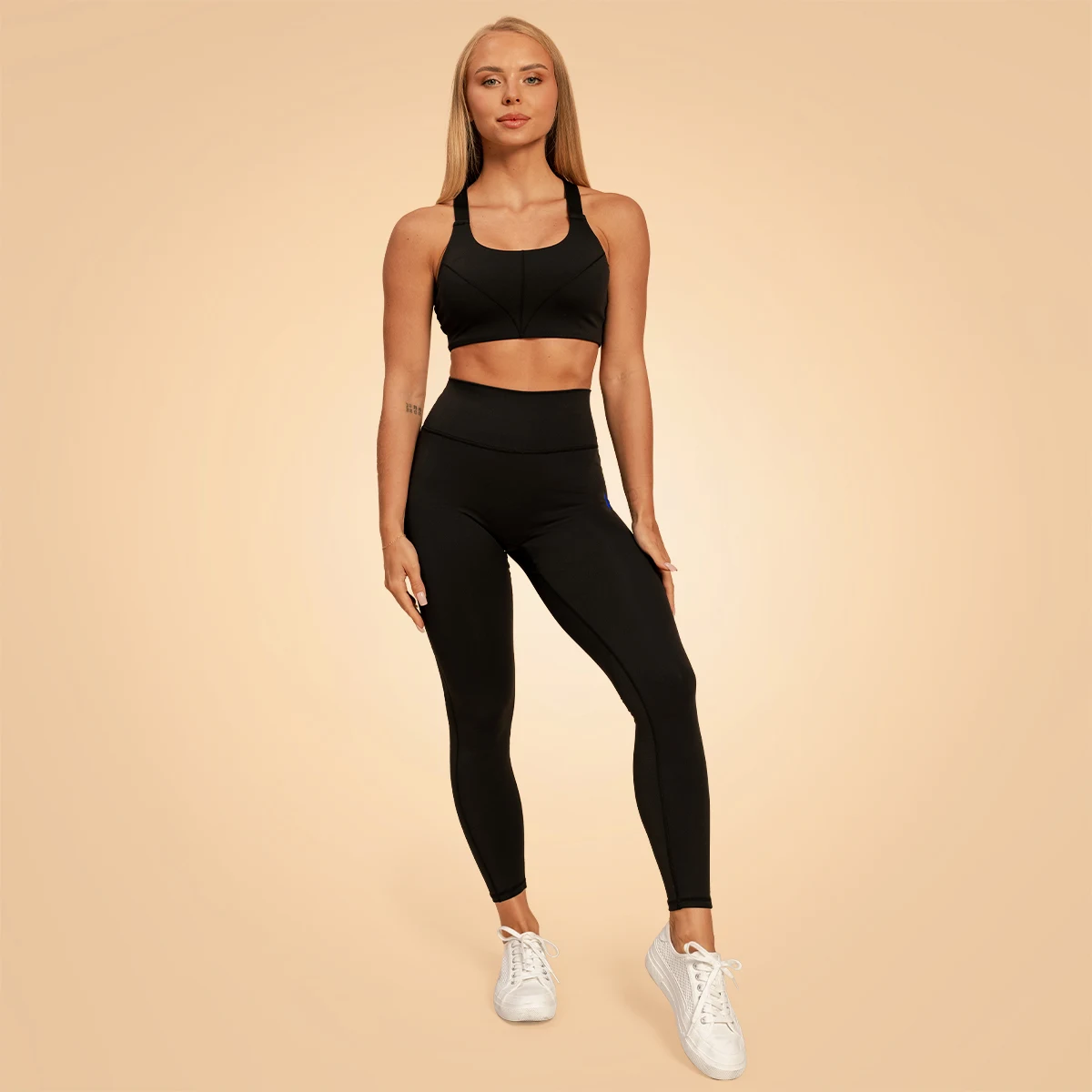 BeastPink Colanți pentru femei Sense Black - Mărime: XS | Greutate: 0,182 g | Pachet: 95 · záber 5