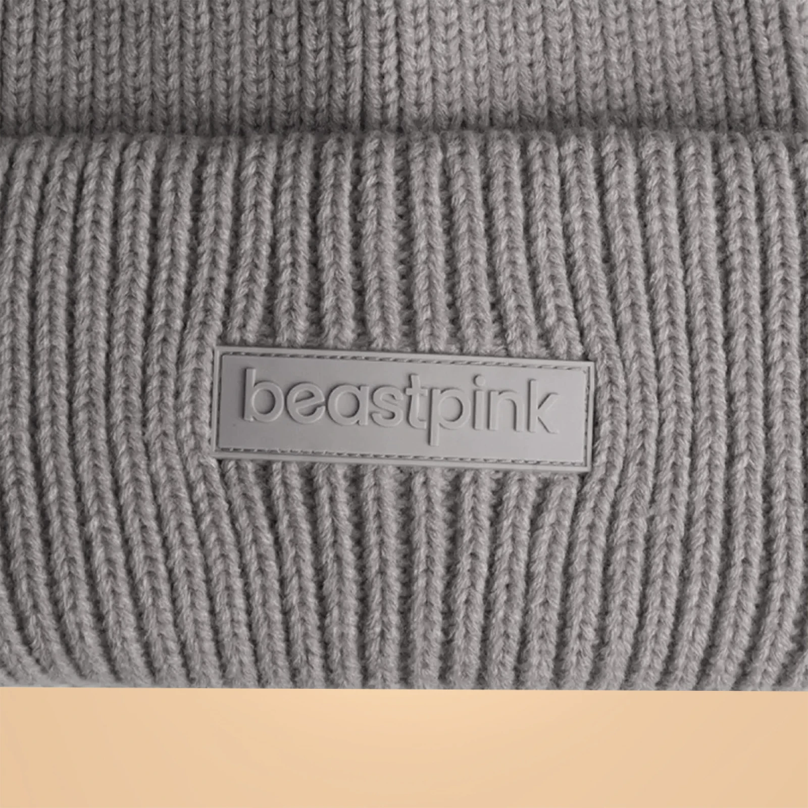 BeastPink Căciulă de iarnă Beanie Grey · záber 3