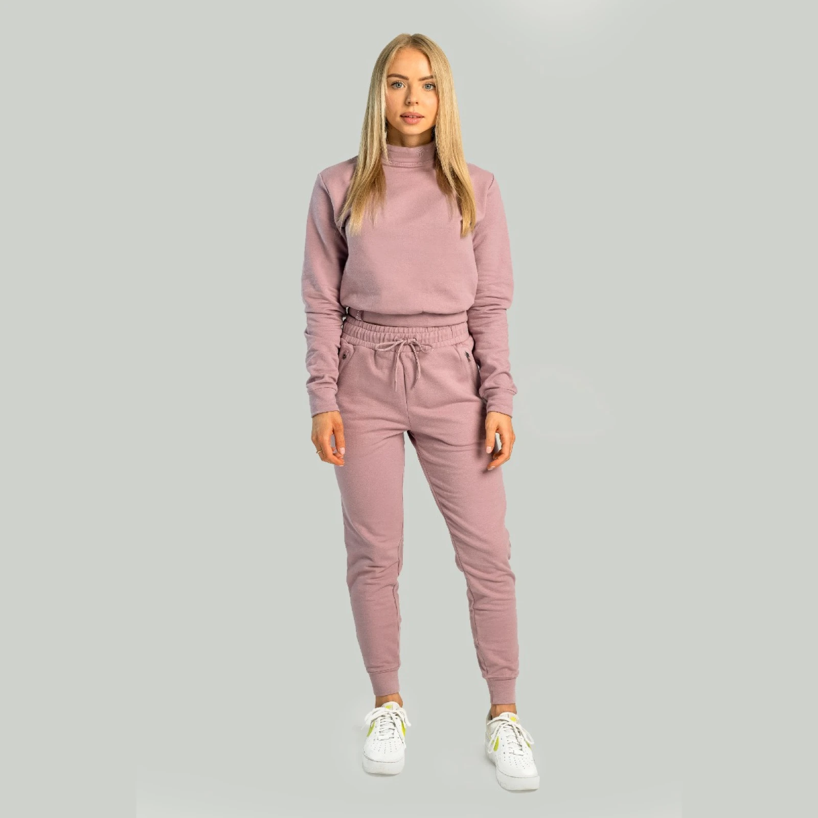 STRIX Hanorac pentru femei Essential High-Neck Mauve · záber 4
