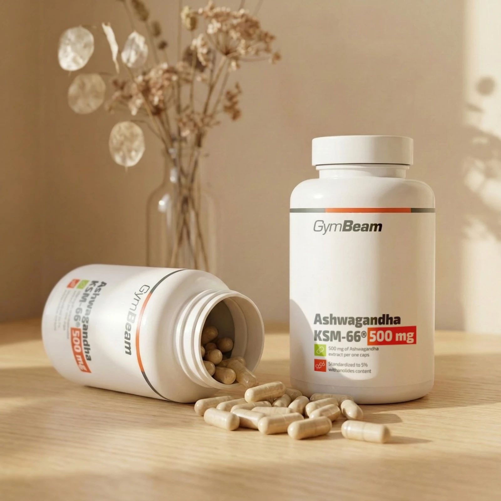 GymBeam Ashwagandha KSM-66® 500 mg · záber 2
