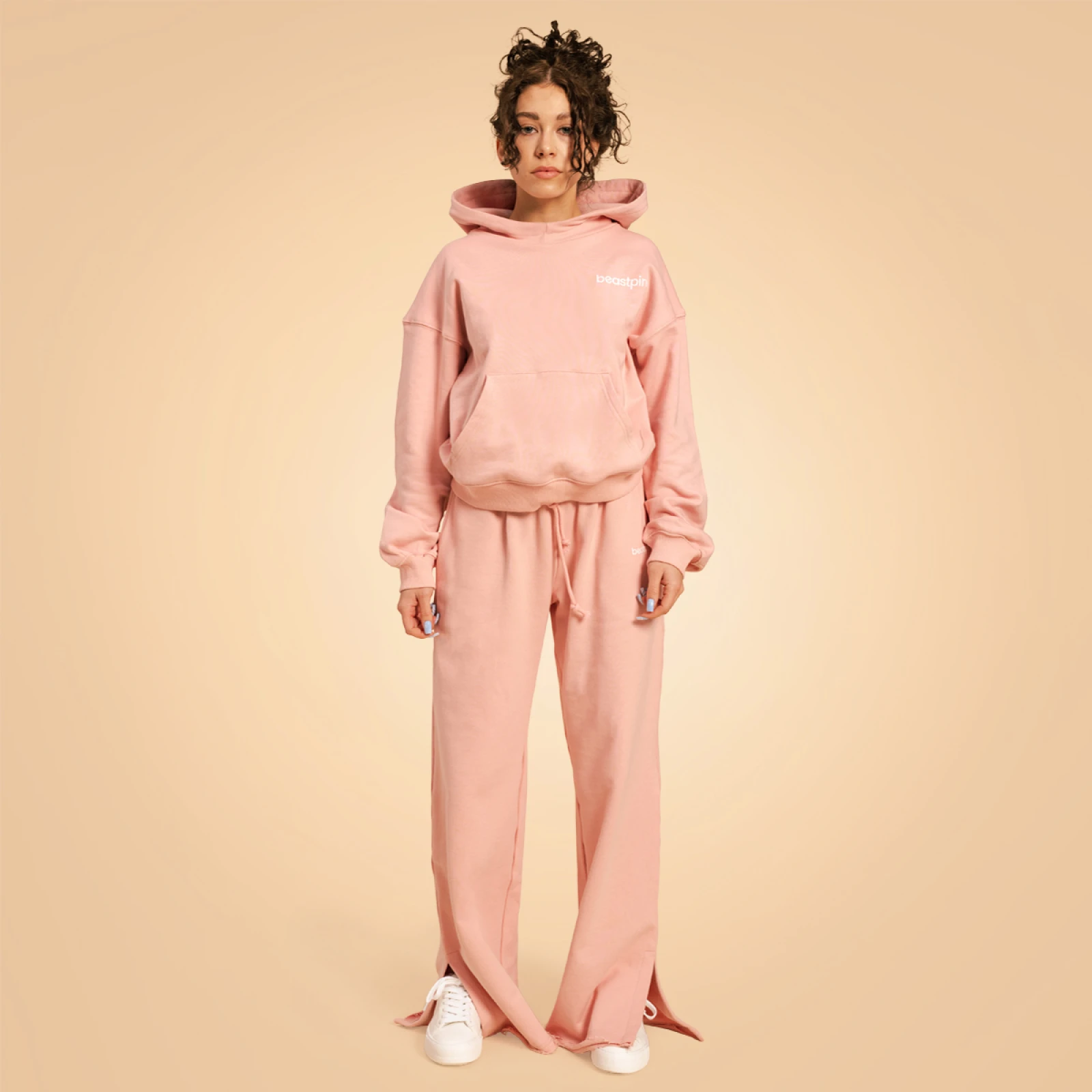 BeastPink Pantaloni sport pentru femei Serenity Pink · záber 4