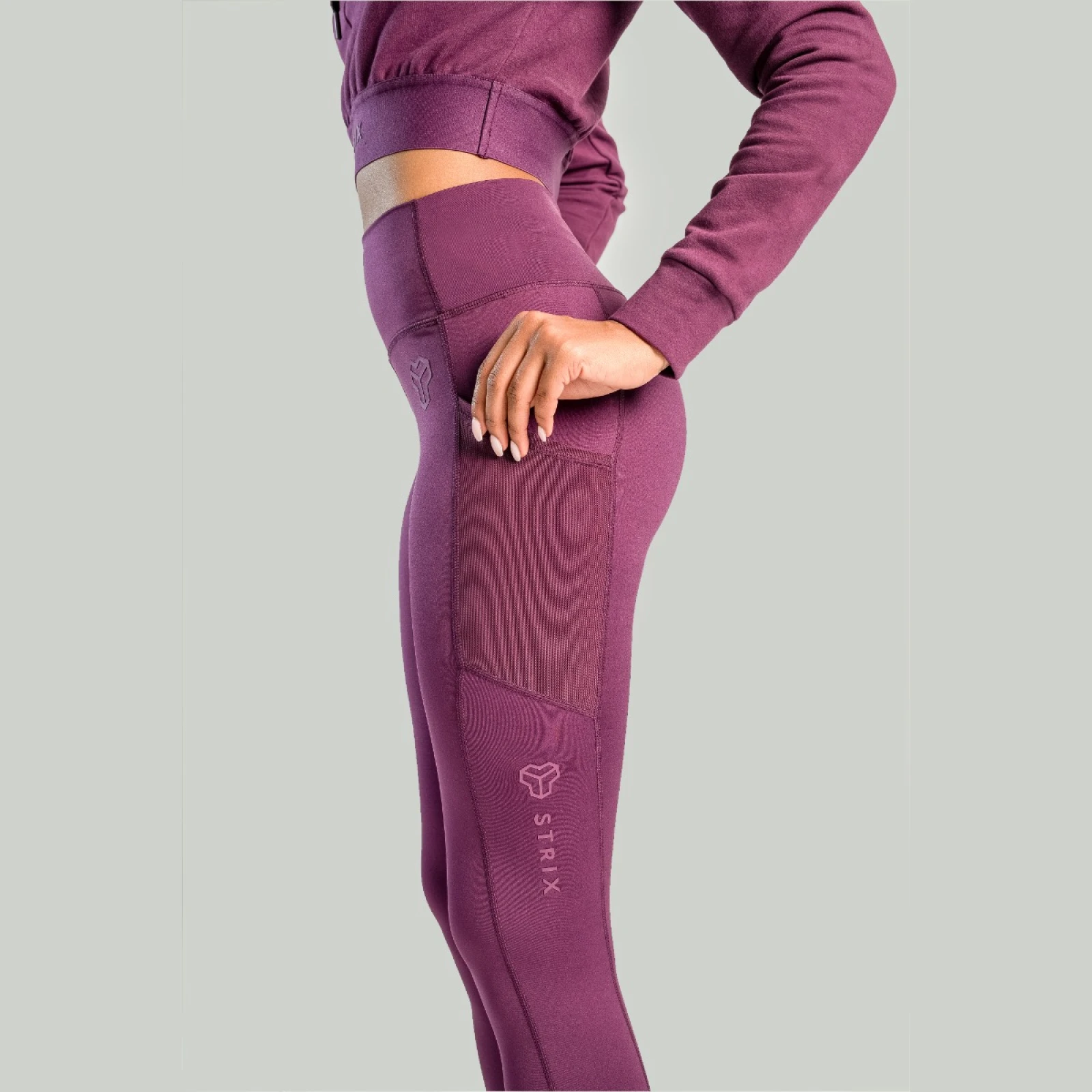 STRIX Colanți pentru femei Essential Plum · záber 4