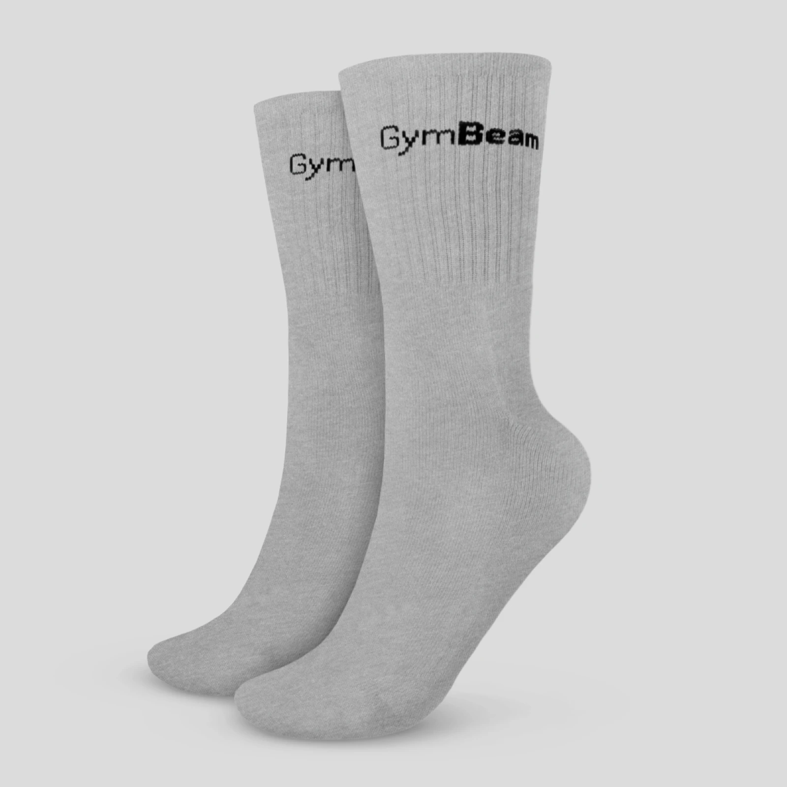 GymBeam Șosete ¾ Socks 3Pack Grey · záber 2