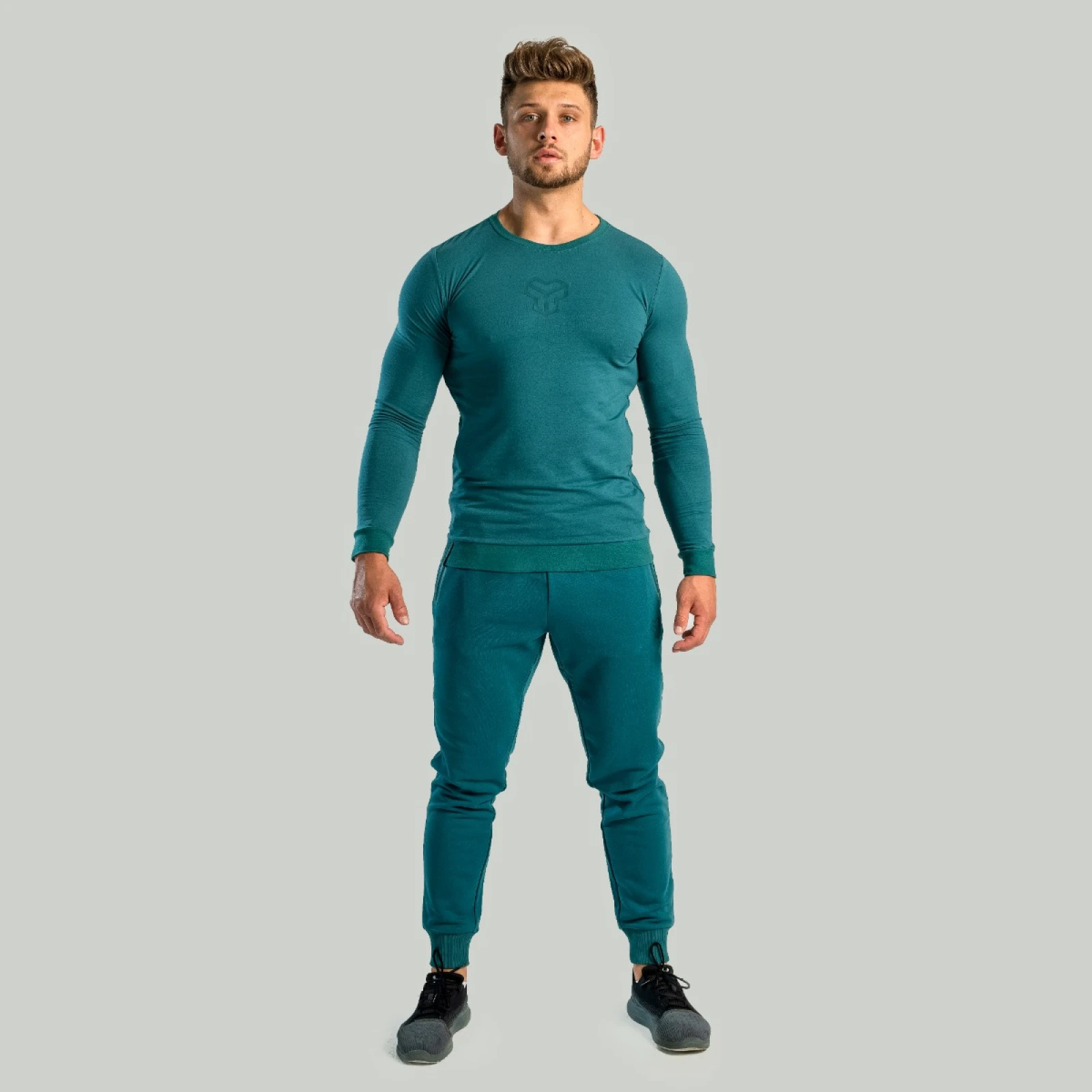 STRIX Bluză cu mânecă lungă Essential Deep Teal · záber 5