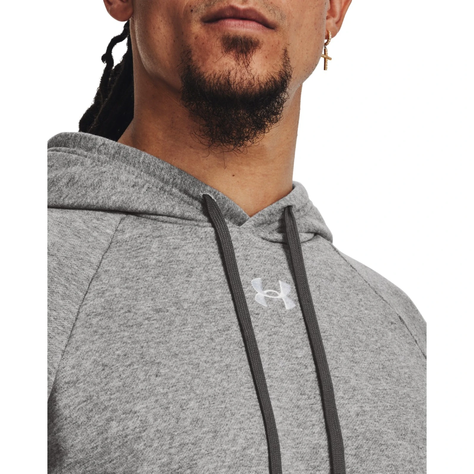 Under Armour Men‘s sweatshirt UA Rival Fleece Hoodie Grey · záber 4