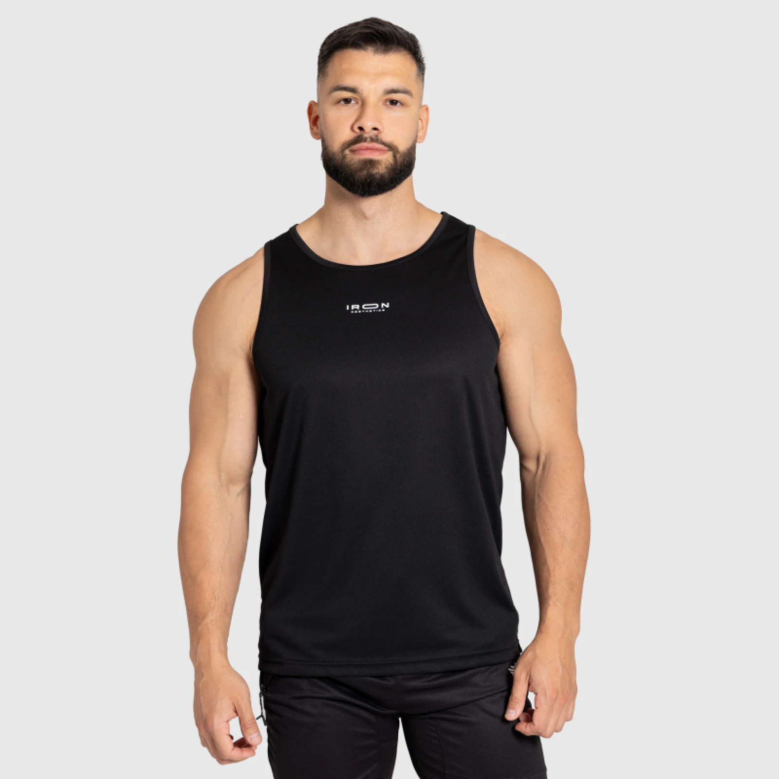 Maiou sport bărbați Iron Aesthetics Athlete, negru · záber 1