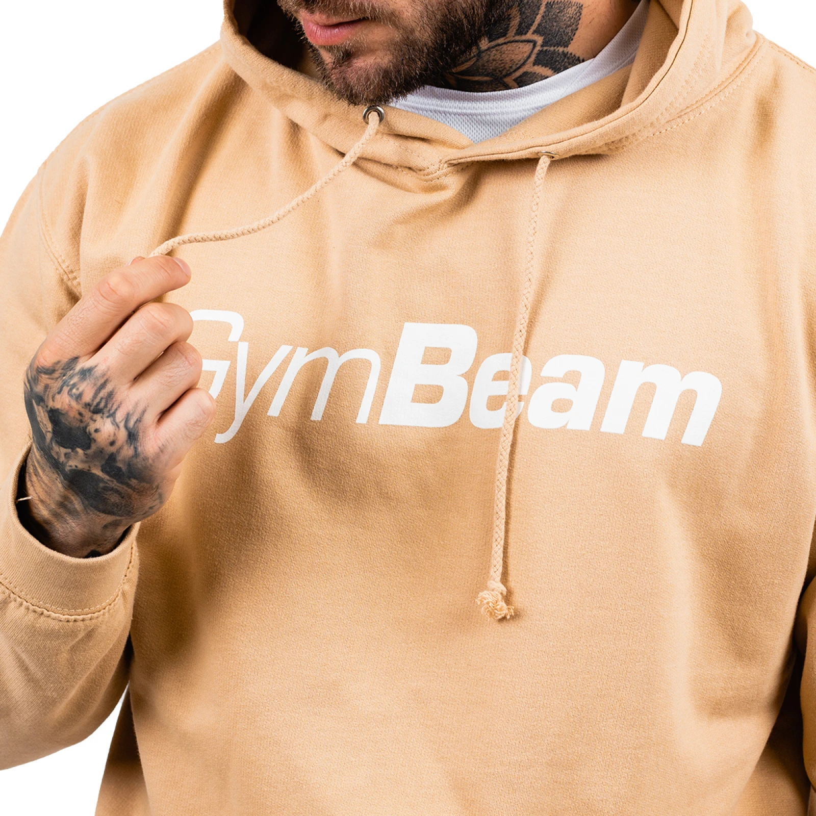 GymBeam Hanorac PRO Hoodie Sand · záber 5