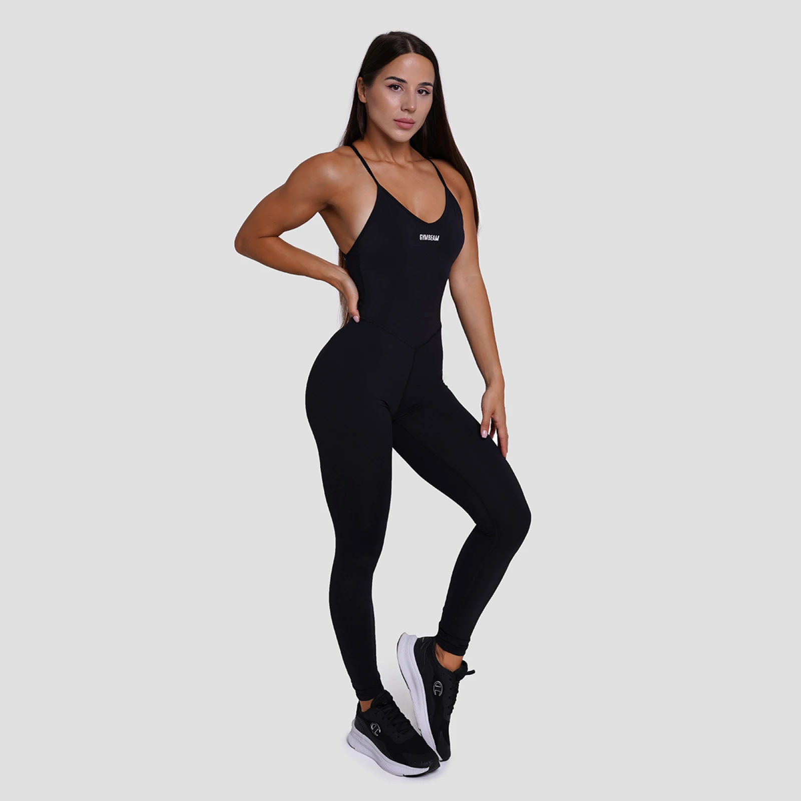 GymBeam Salopetă pentru femei FIT Black · záber 3
