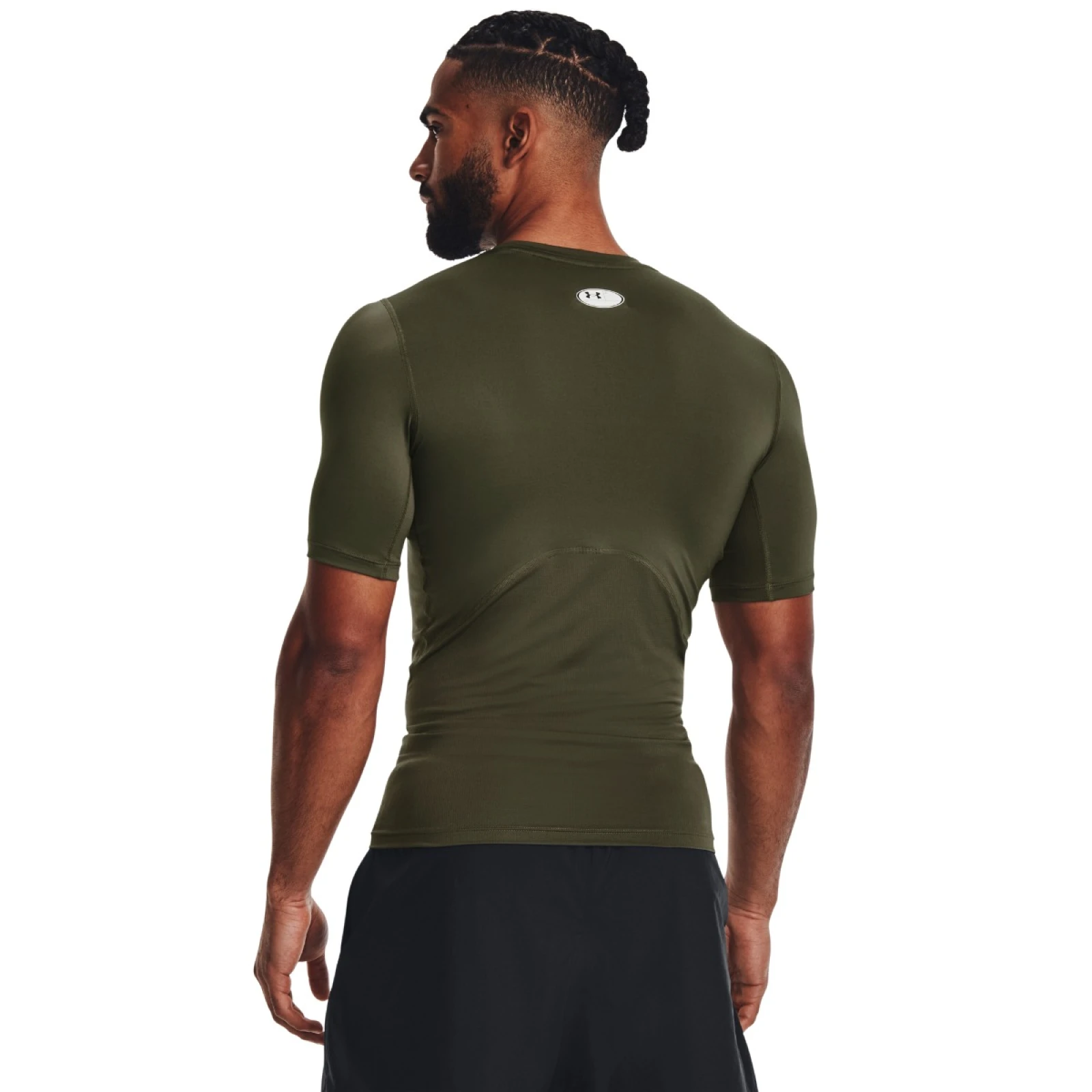 Under Armour Tricou de compresie HG Armour Comp SS Green · záber 2