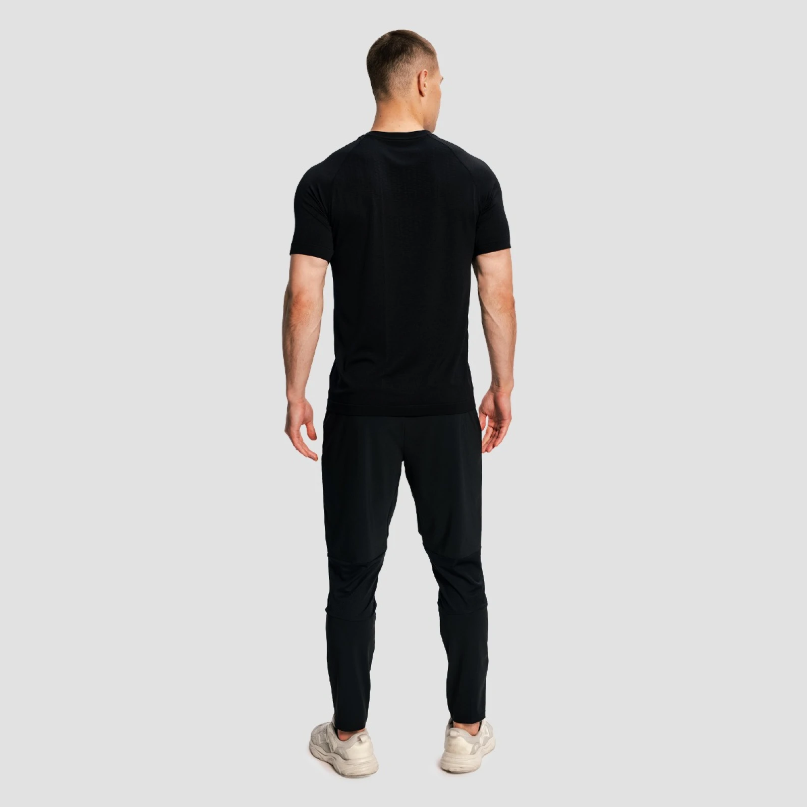 GymBeam Tricou de alergare pentru bărbați Pulse X Black · záber 5