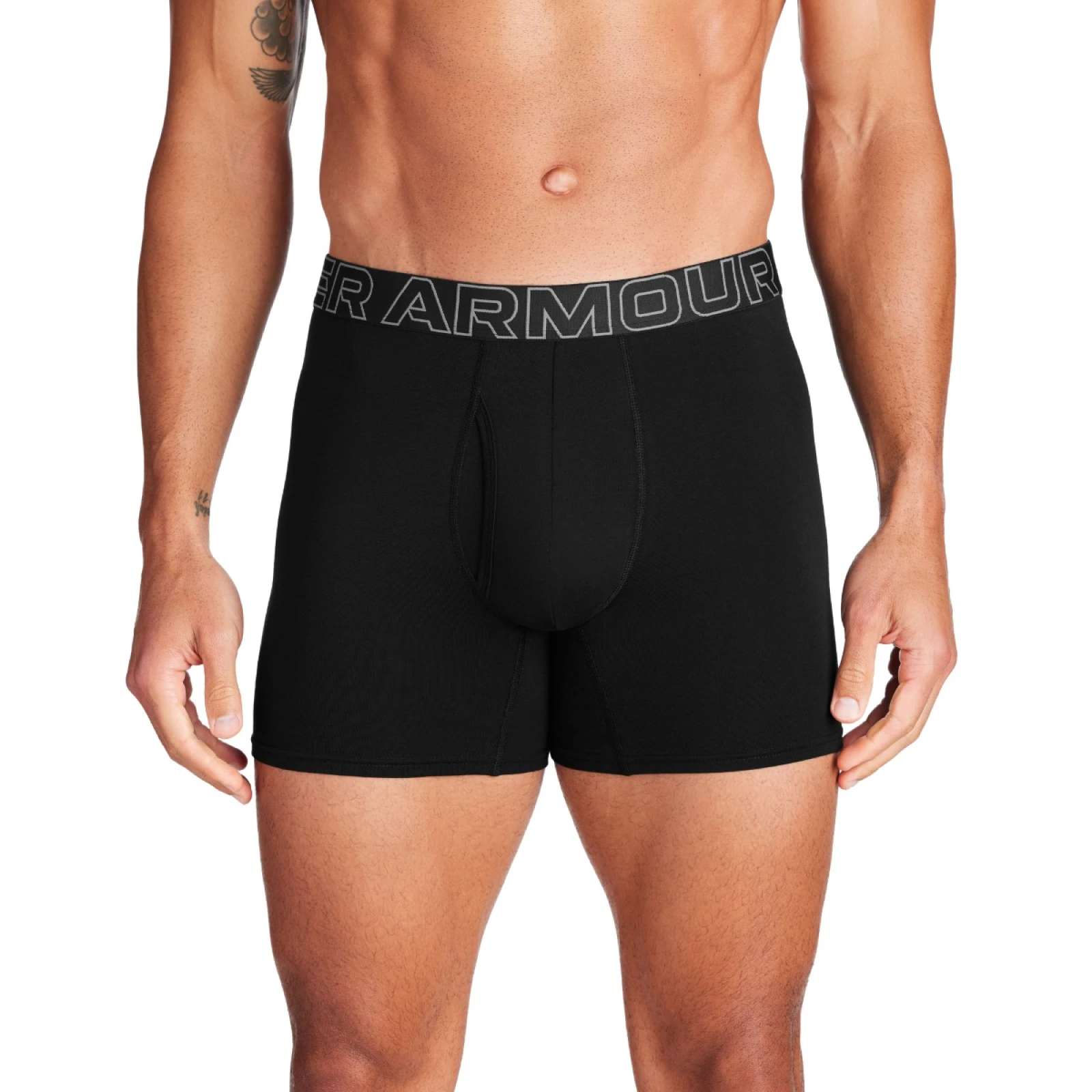 Under Armour Boxeri pentru bărbați M Perf Cotton 6in 3pack Black · záber 2