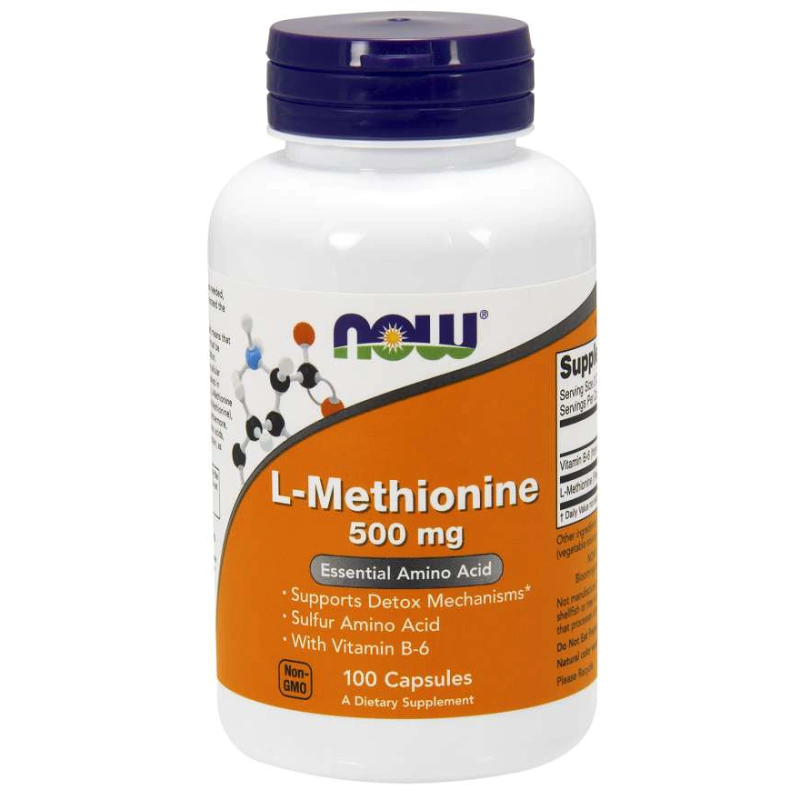 NOW Foods L-Metionină 500 mg · záber 1