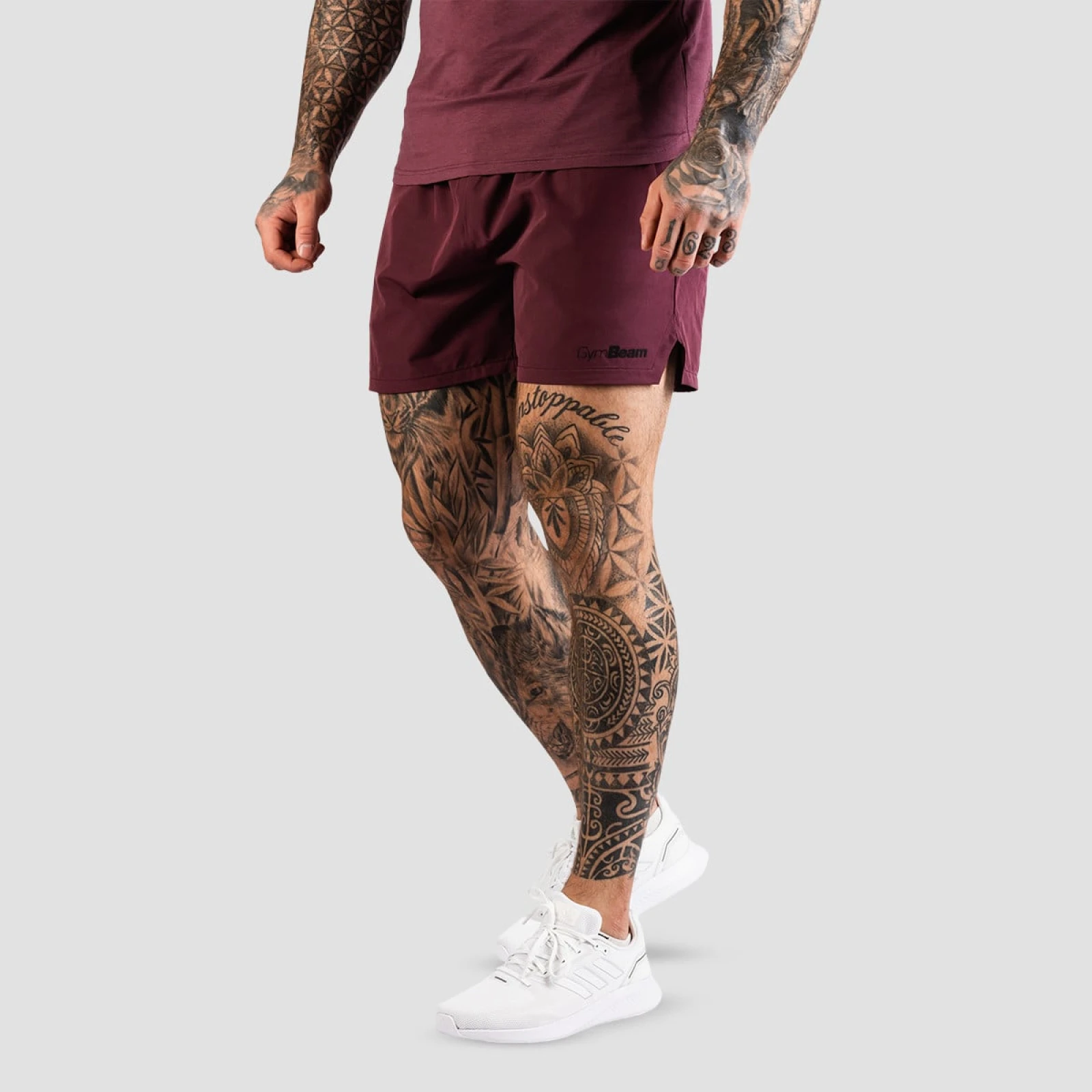 GymBeam Pantaloni scurți TRN Eggplant · záber 1