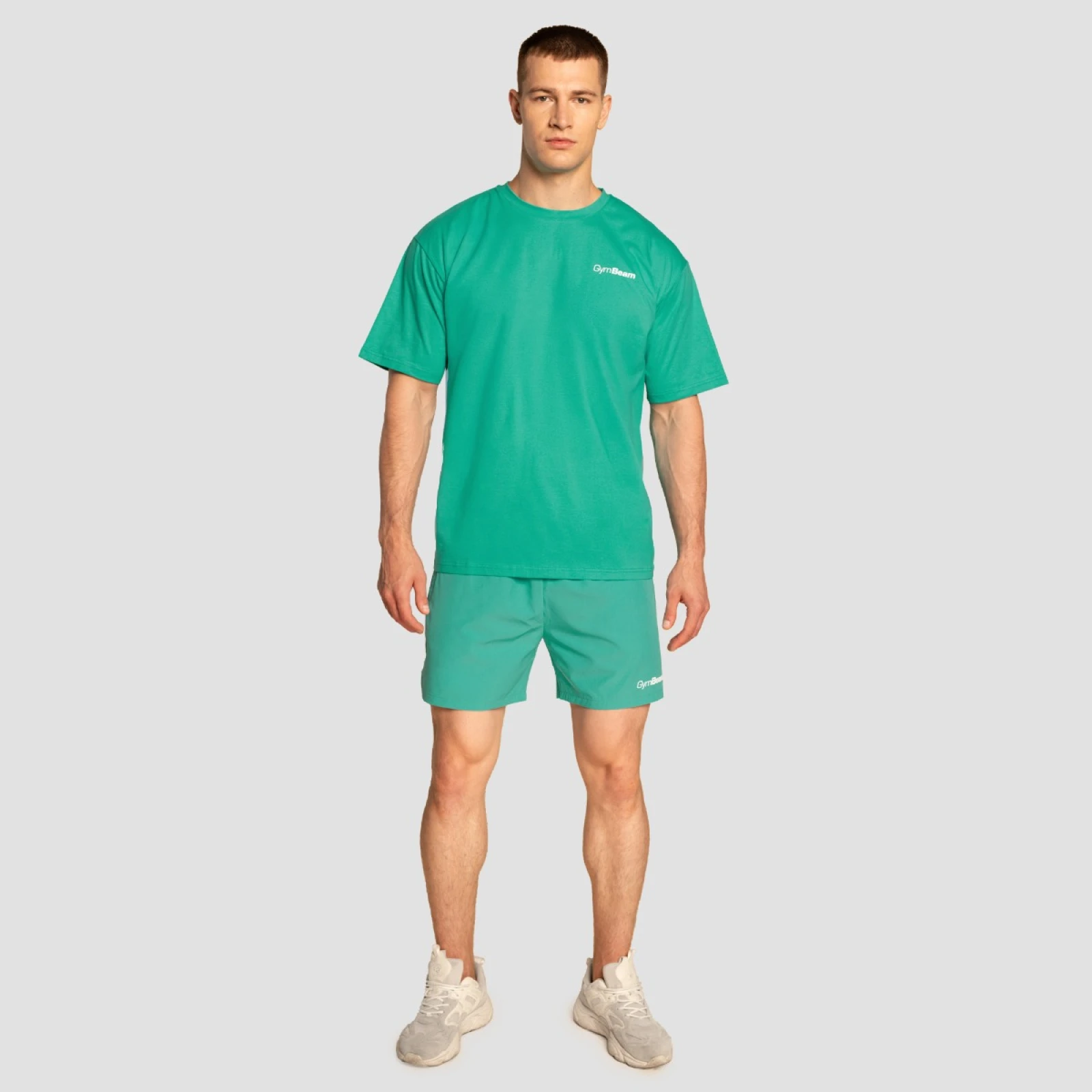 GymBeam Tricou Oversized Limitless Lagoon · záber 5