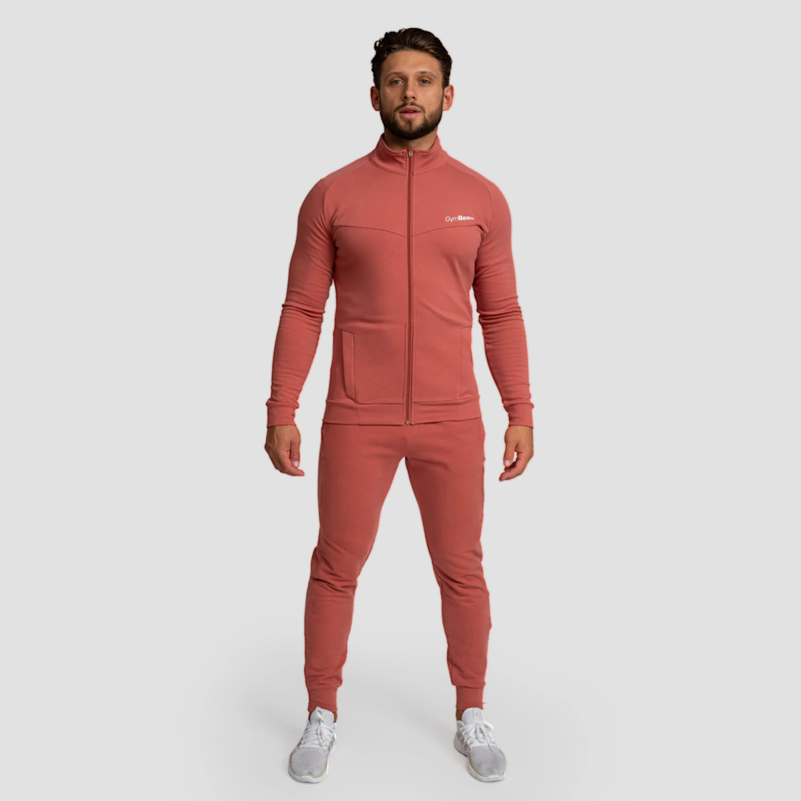 GymBeam Hanorac cu fermoar Limitless Cinnamon · záber 5