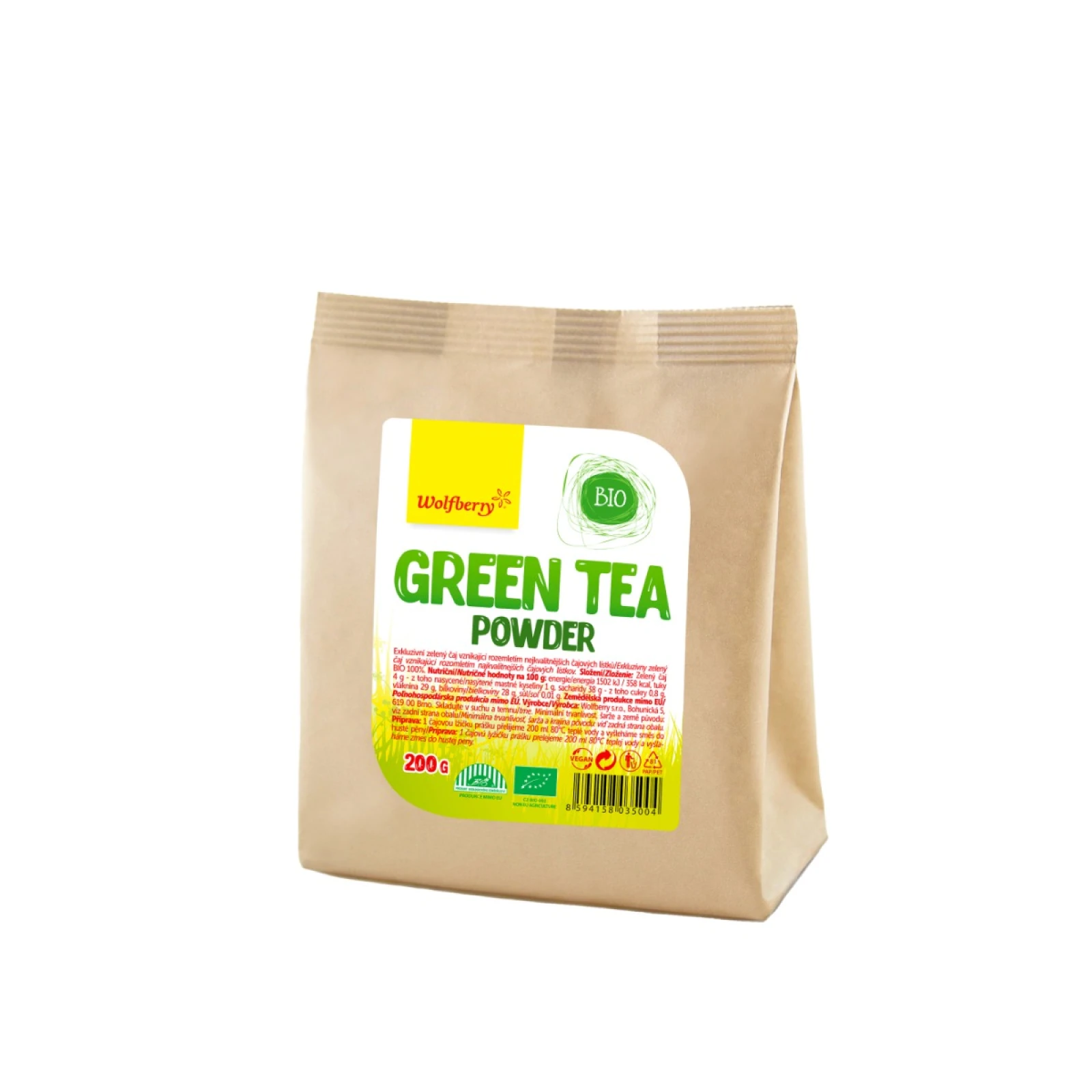 Wolfberry BIO Pulbere de ceai verde · záber 2