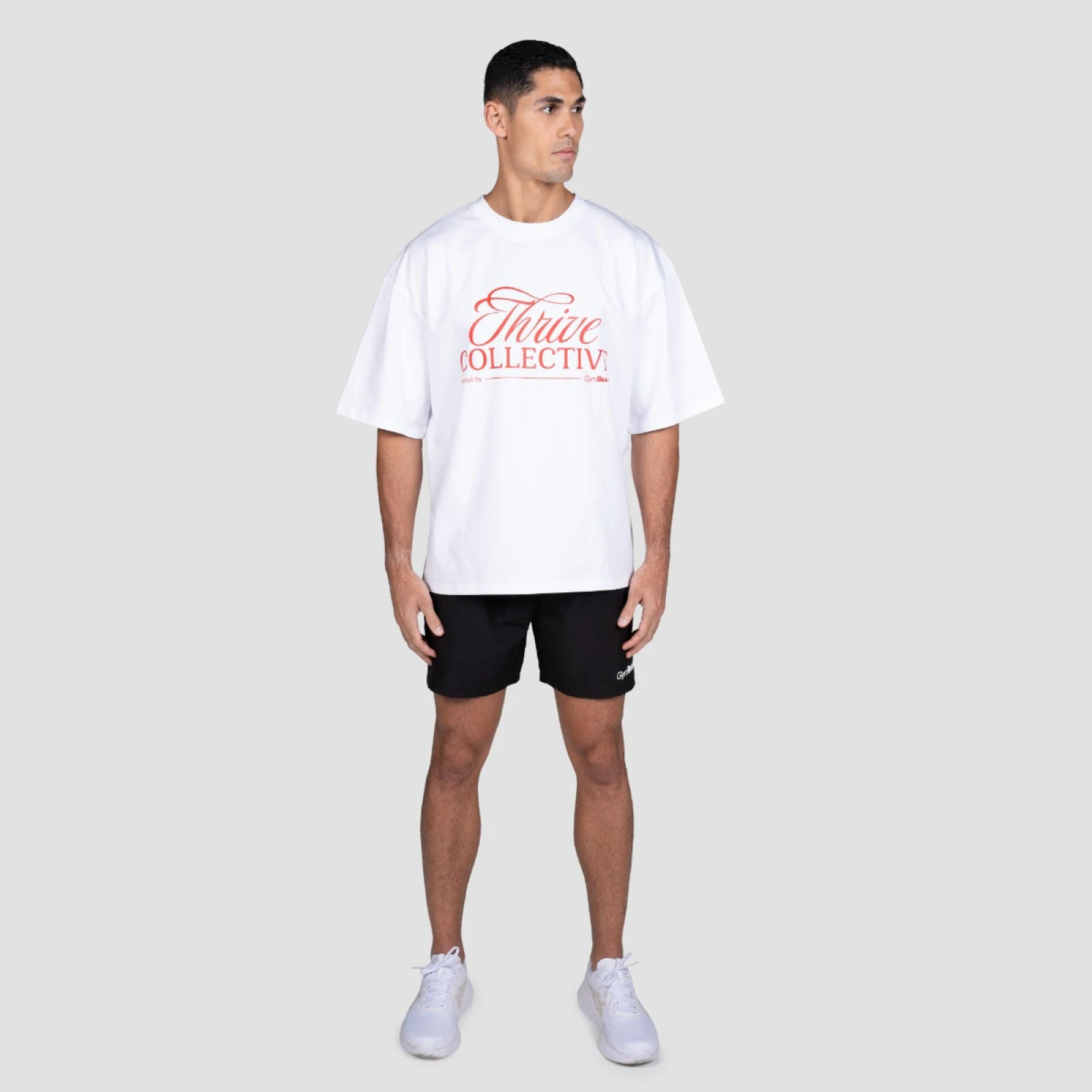 GymBeam Tricou Thrive White · záber 3