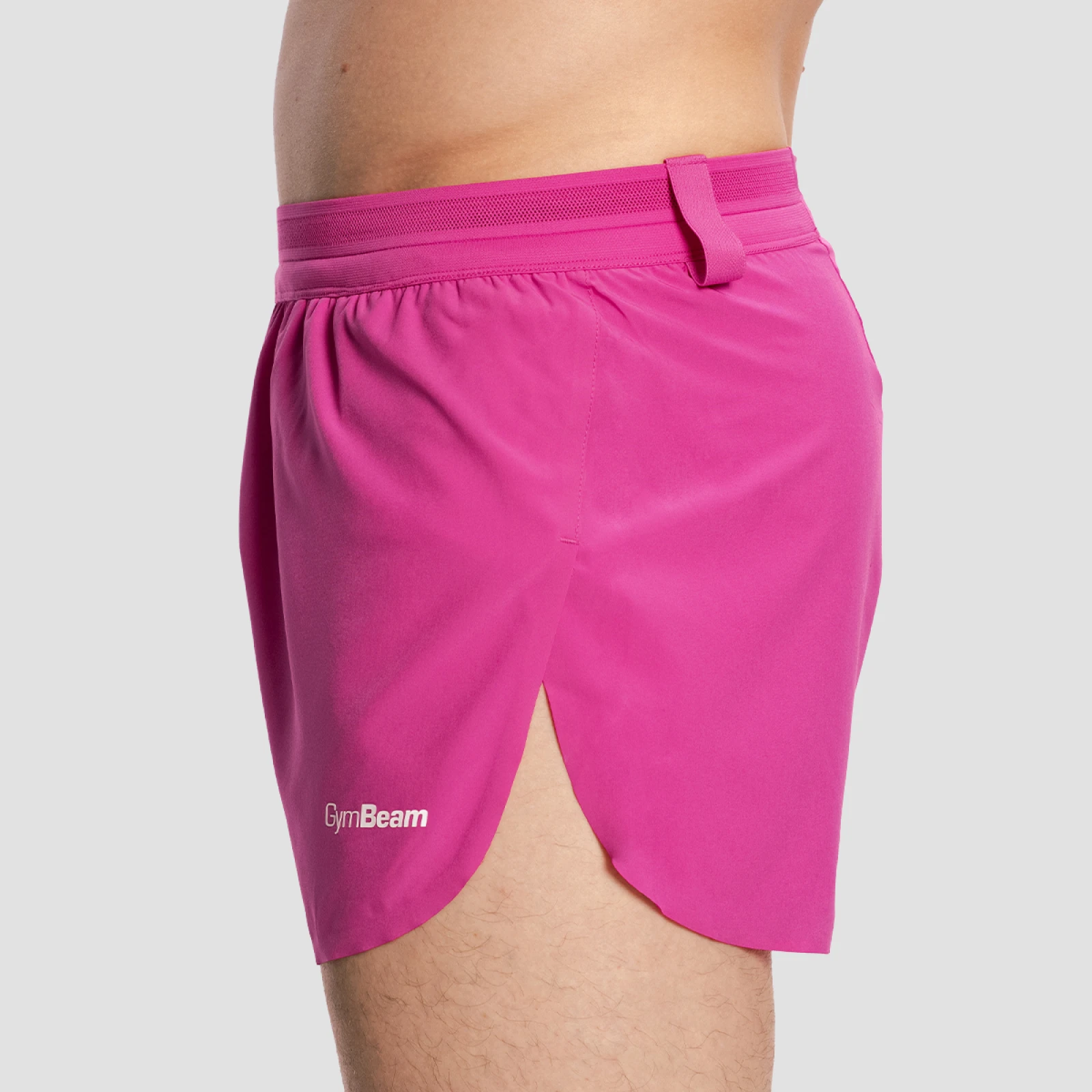 GymBeam Pantaloni scurți de alergare pentru bărbați 2in1 Pulse X Purple · záber 2
