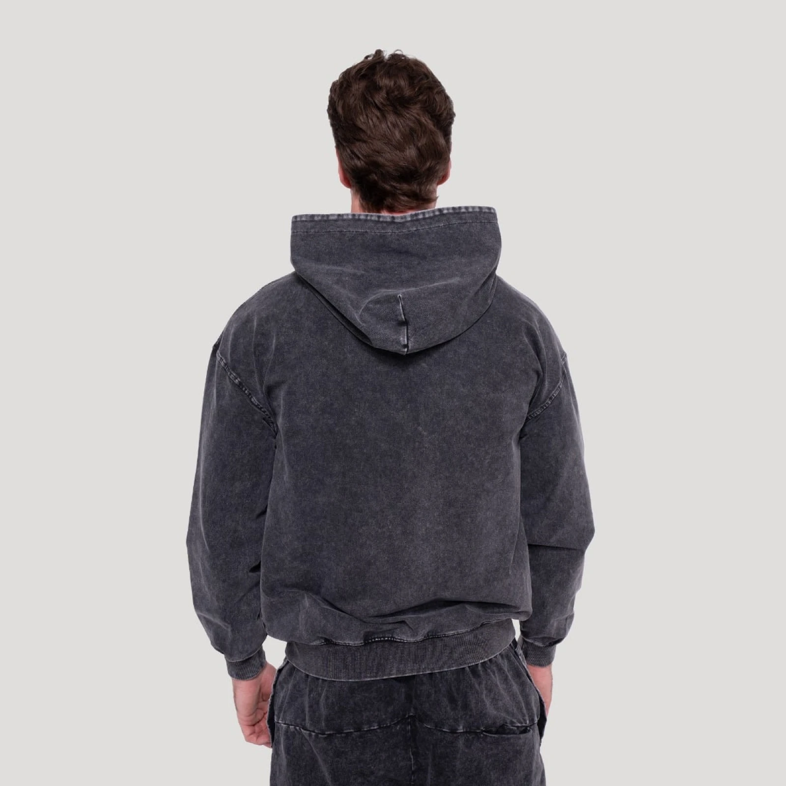 GymBeam Hanorac Abyss Charcoal · záber 4