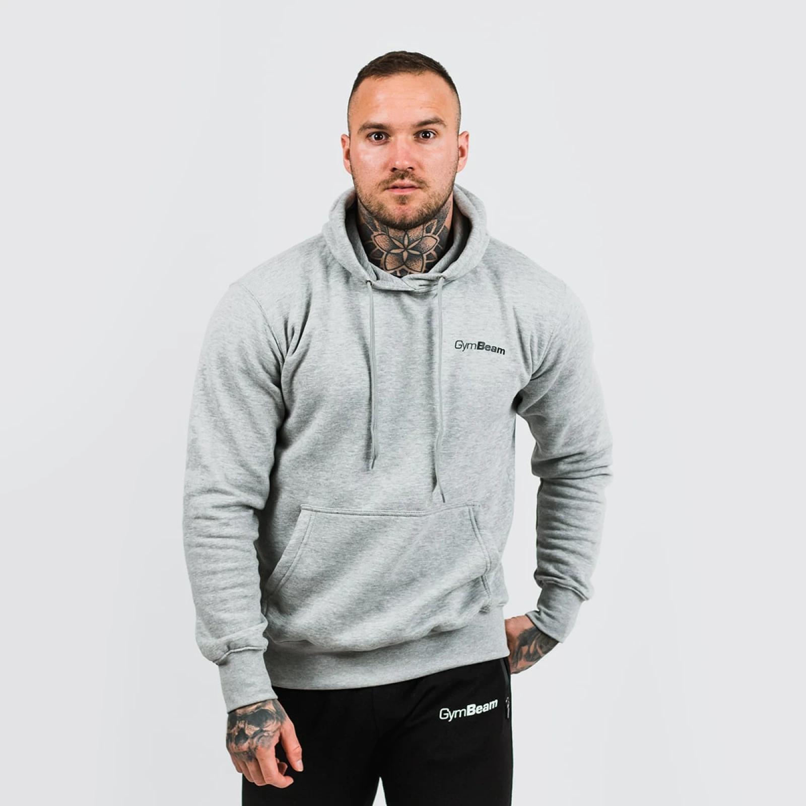 GymBeam Hanorac Athlete Grey Black · záber 1