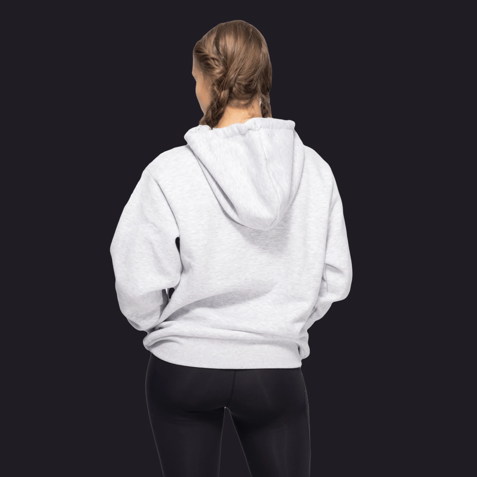 Better Bodies Hoodie Logo Light Grey Melange - Mărime: M | Vek: Adulți | Greutate: 0,64 g · záber 2