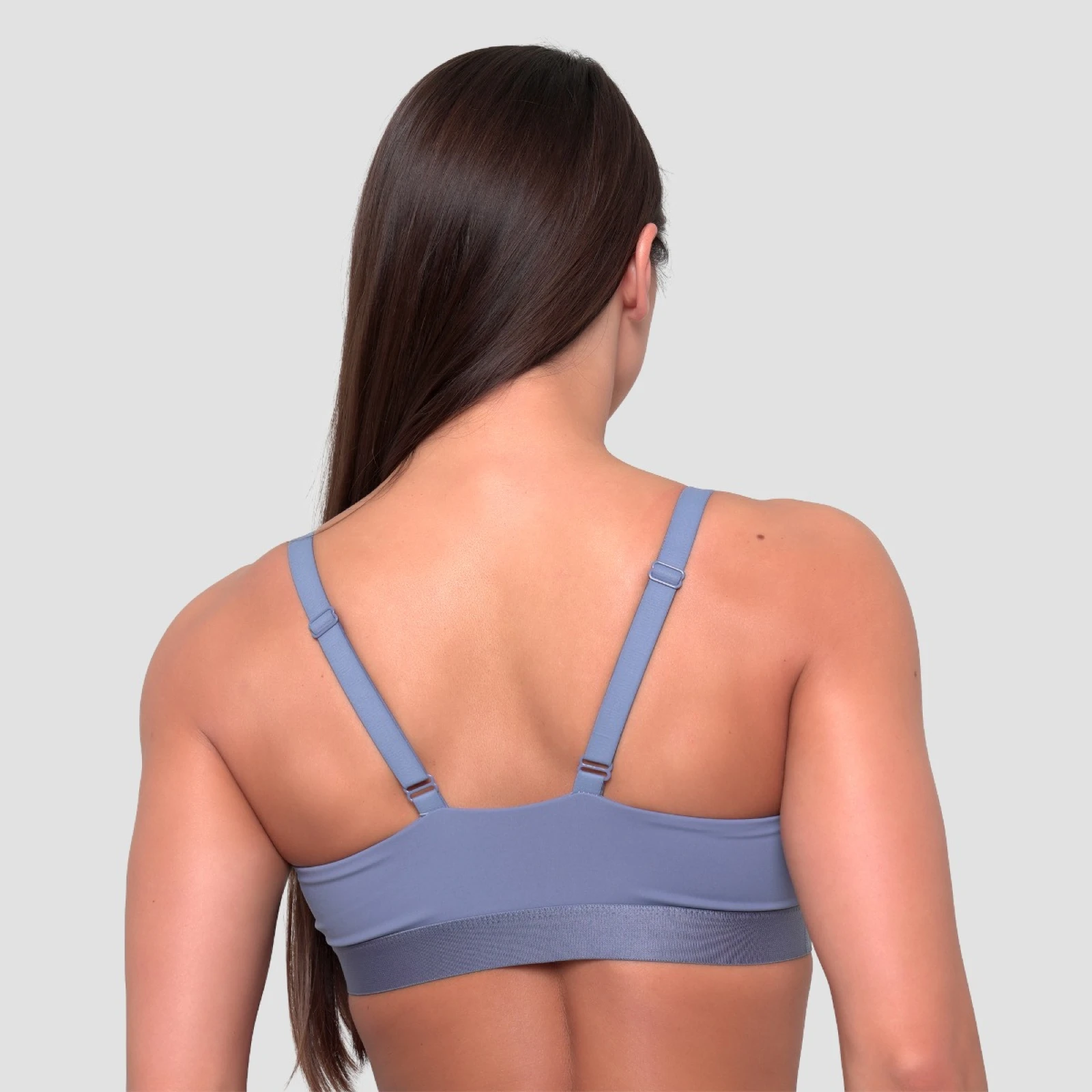 GymBeam Sutien sport String Essence Denim Blue · záber 4