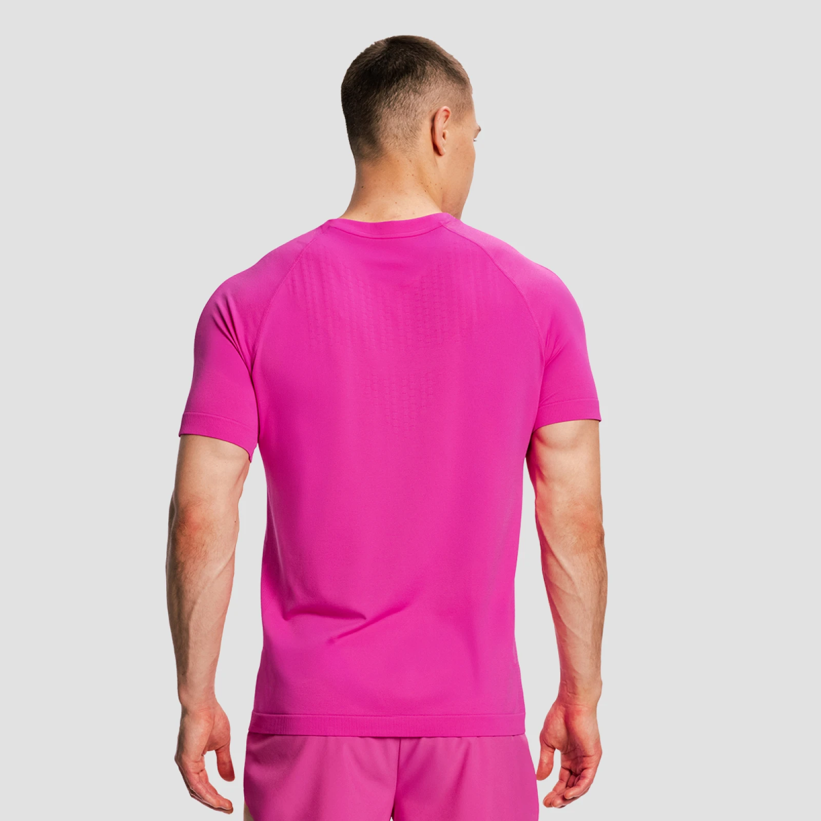 GymBeam Tricou de alergare pentru bărbați Pulse X Purple · záber 3
