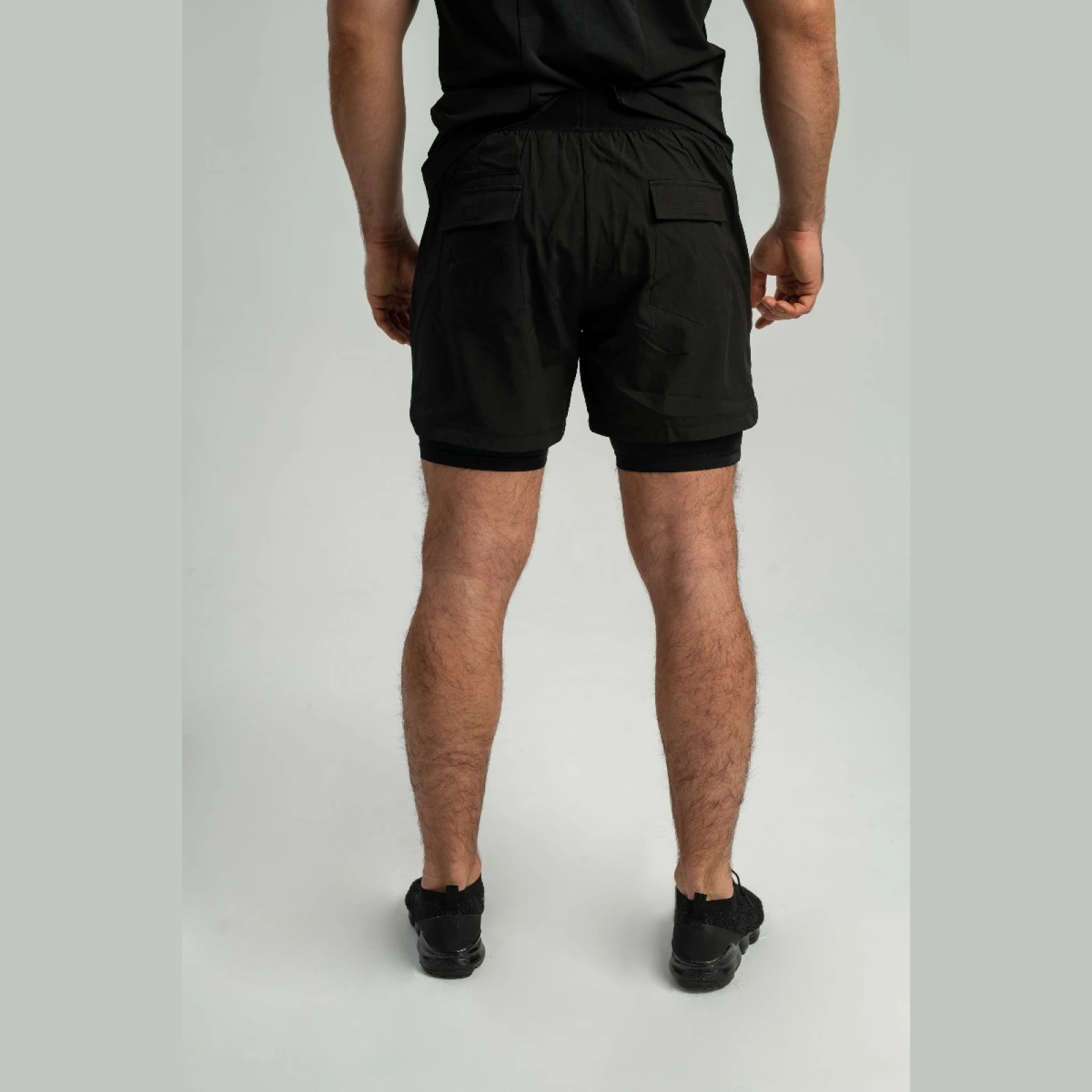 STRIX Pantaloni scurți 2in1 black · záber 3