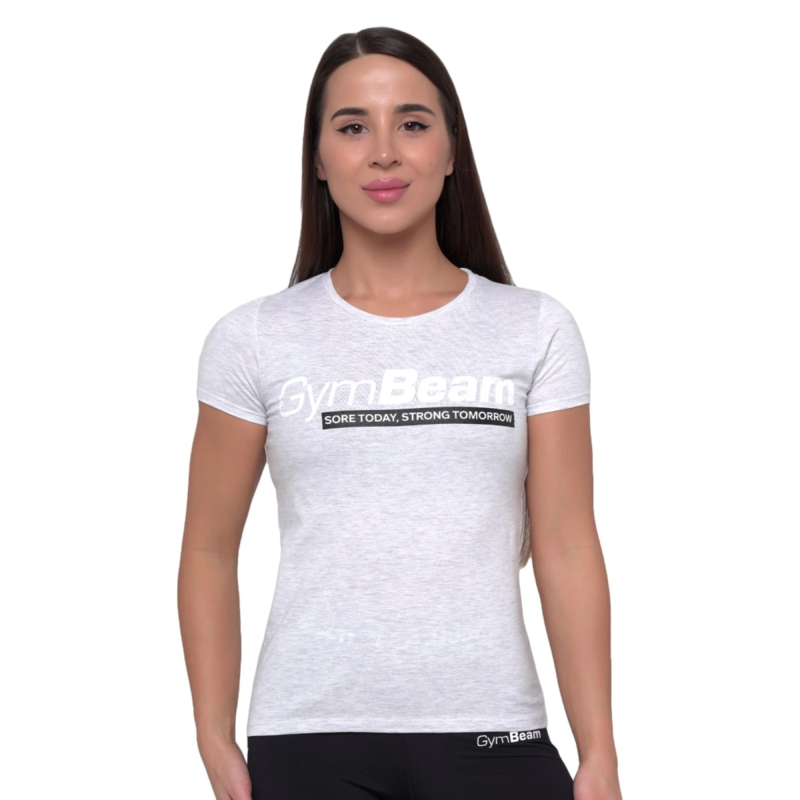 GymBeam Tricou pentru femei Strong Tomorrow Grey · záber 5