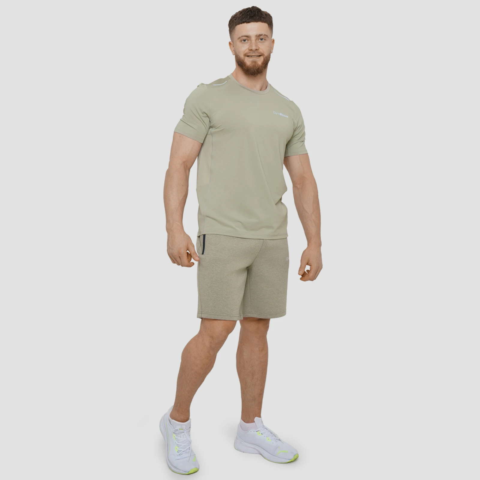 GymBeam Pantaloni scurți Agile Sage · záber 5