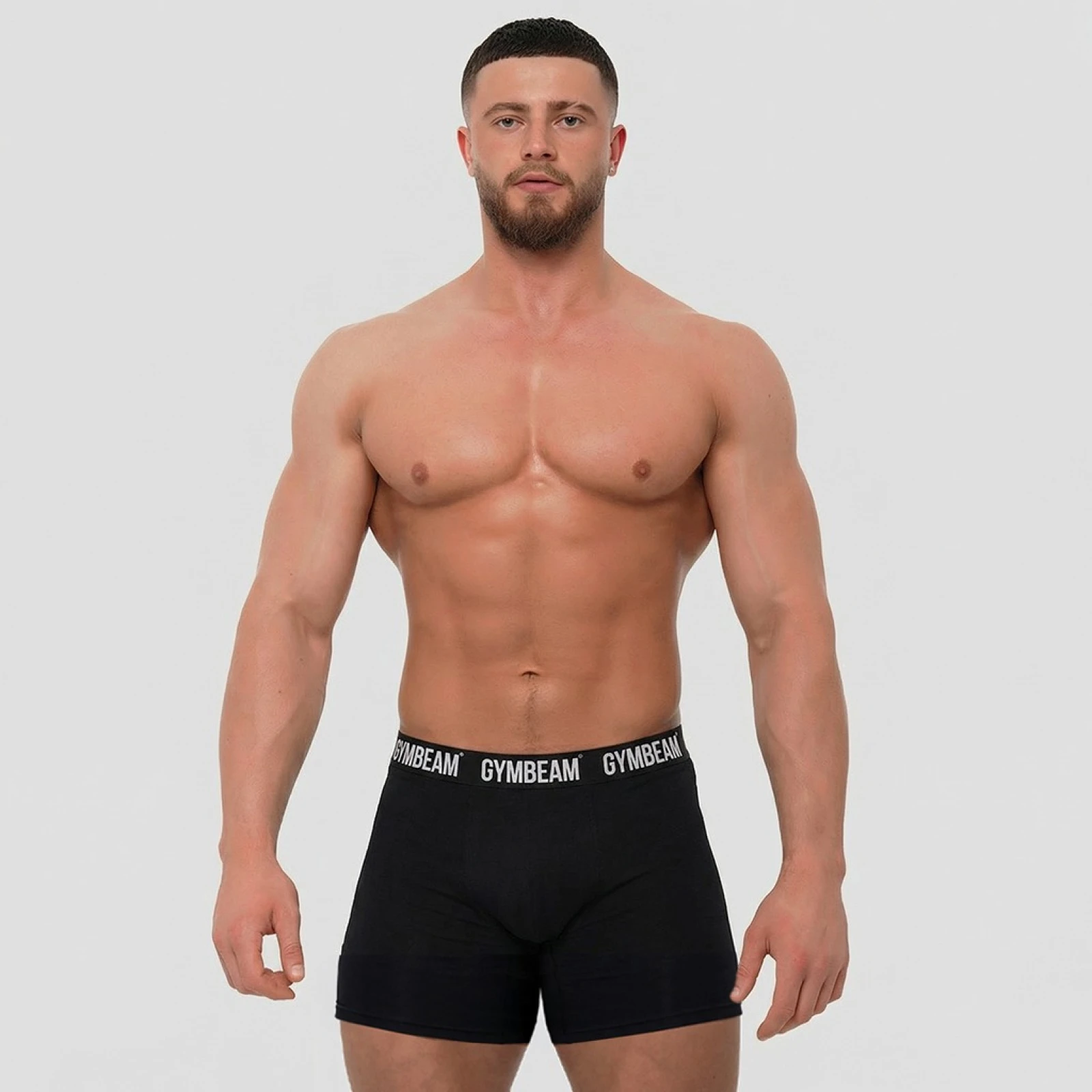 GymBeam Boxeri pentru bărbați FIT 3Pack Black · záber 4
