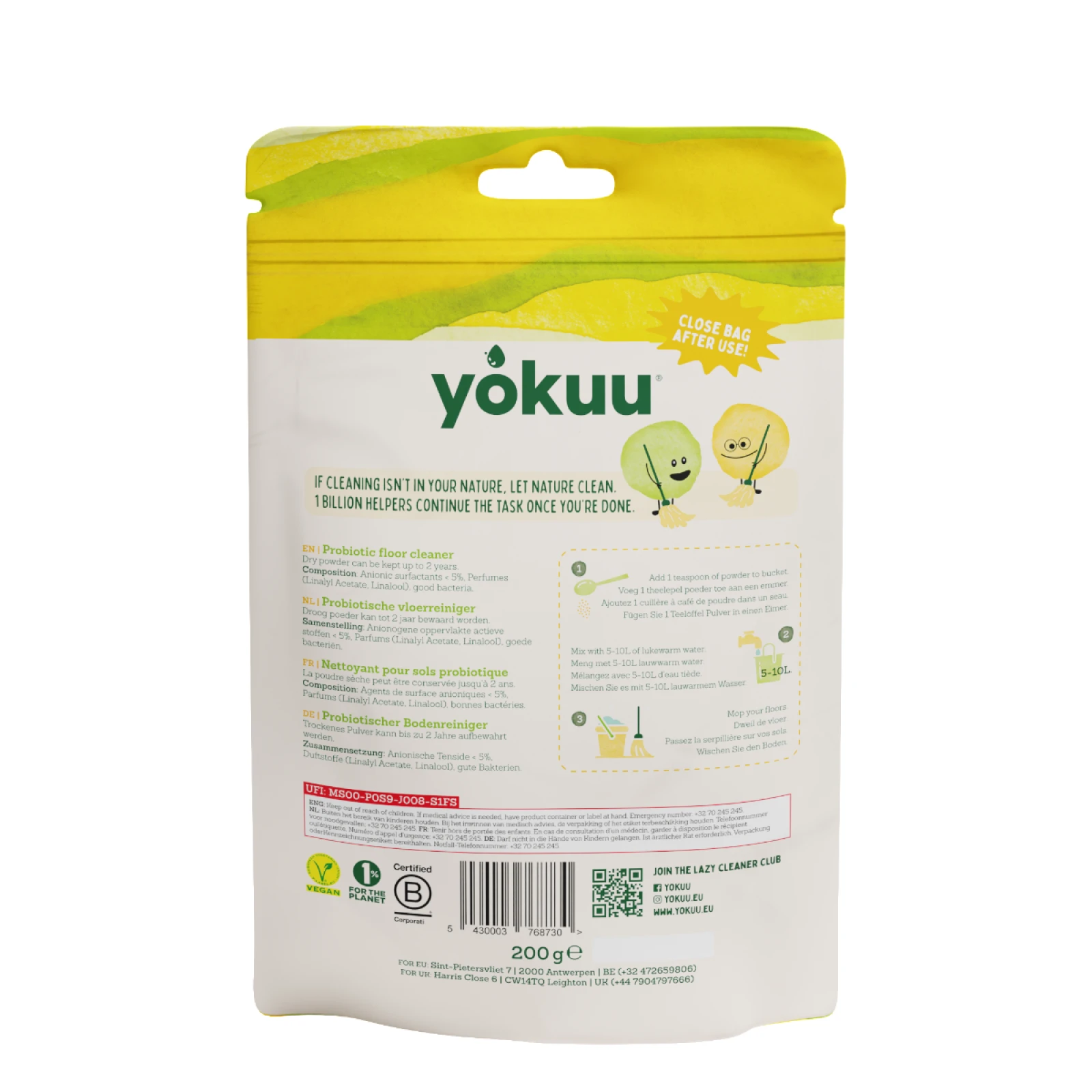 Probibel BV Floor Cleaner Powder · záber 2