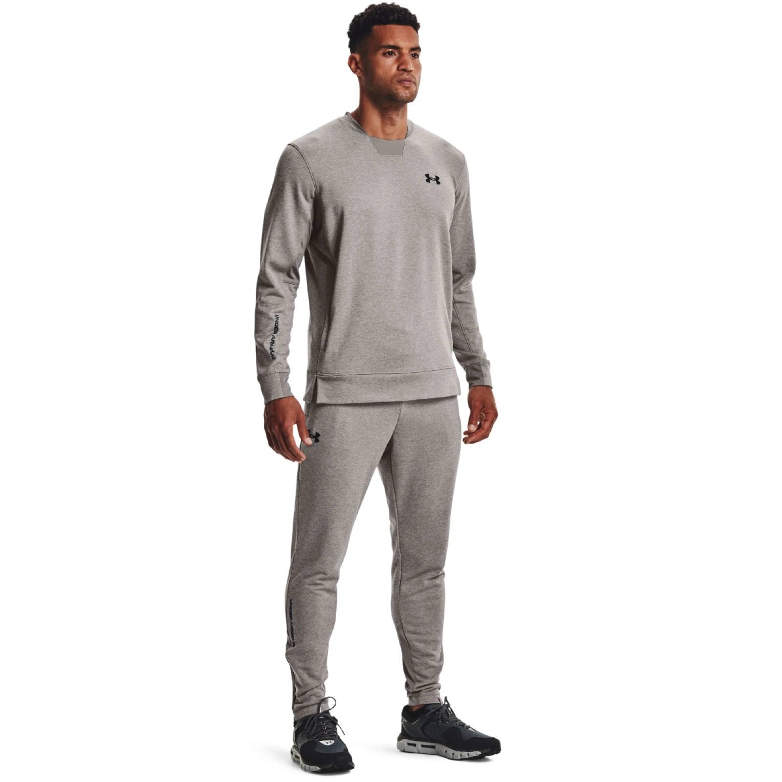 Under Armour Pantaloni sport pentru bărbați Terry Grey · záber 4