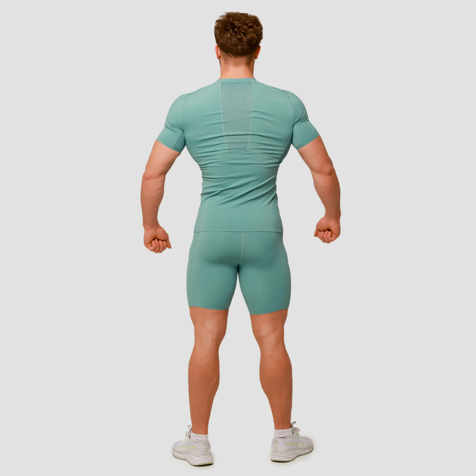 GymBeam Tricou de compresie Mid Blue · záber 5