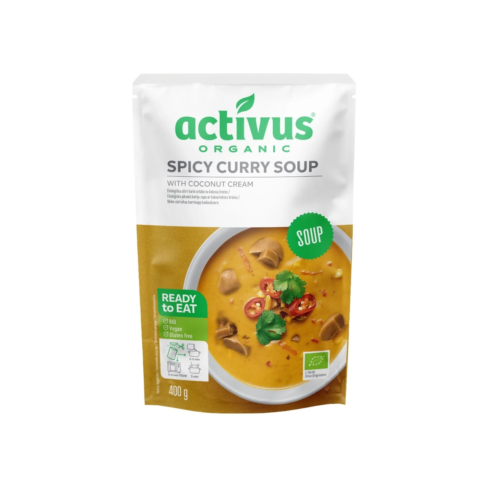 Activus BIO Supă picantă de curry · záber 1